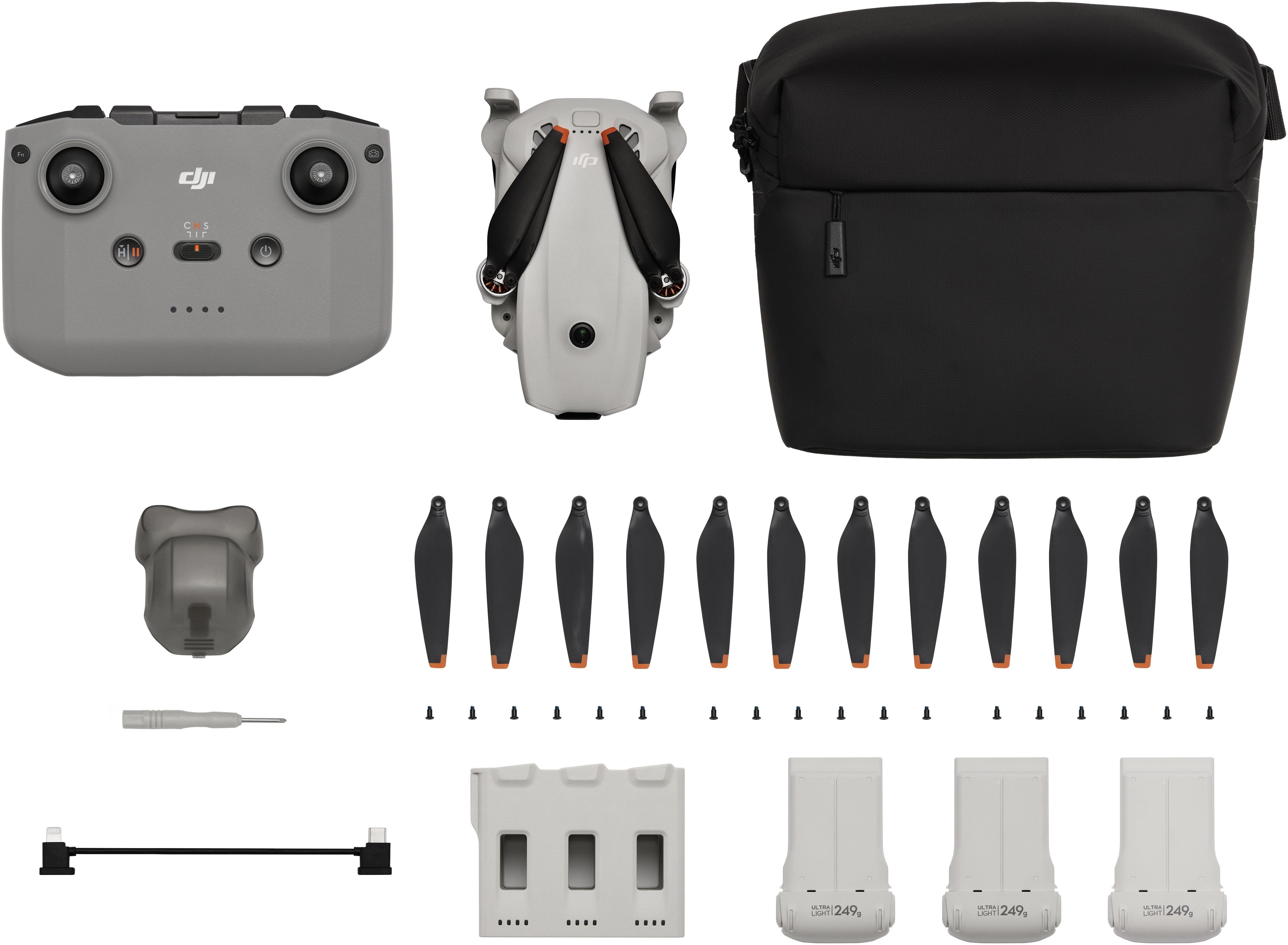 DJI Lito 1 Fly More Combo (DJI RC-N3) Drohne (4K Ultra HD, Set, DJI RC-N3 Fernsteuerung, 3 Akkus, Ladestation und Tasche) – Bild 4 von 5