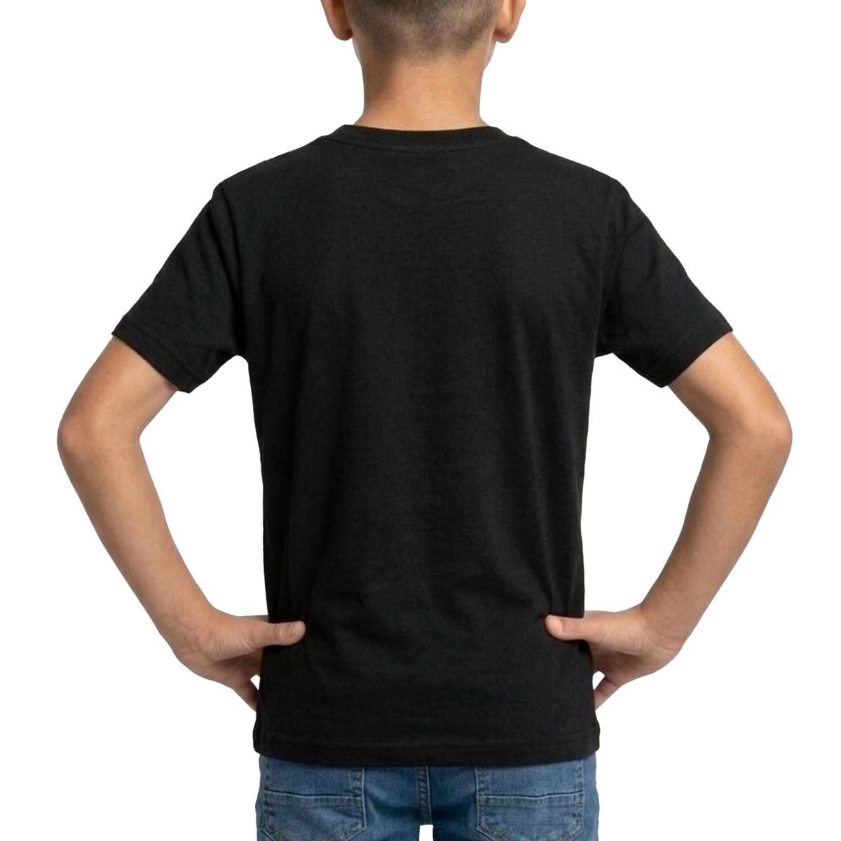 Spreadshirt T-Shirt DC Comics Superman Pose + Schriftzug Teenager T-Shirt (1-tlg)