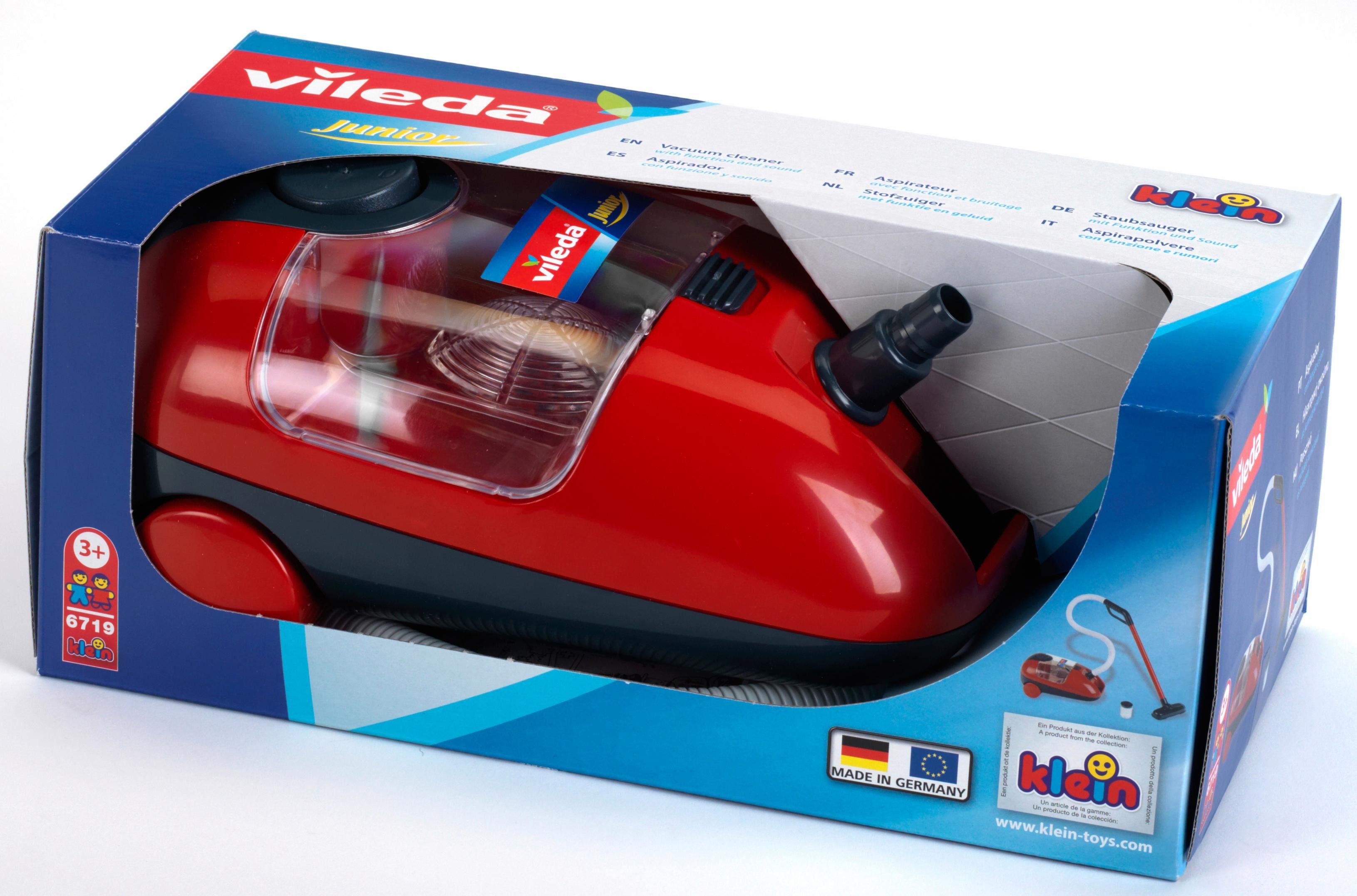 Klein Kinder-Staubsauger Vileda Staubsauger, mit Sound, Made in Germany