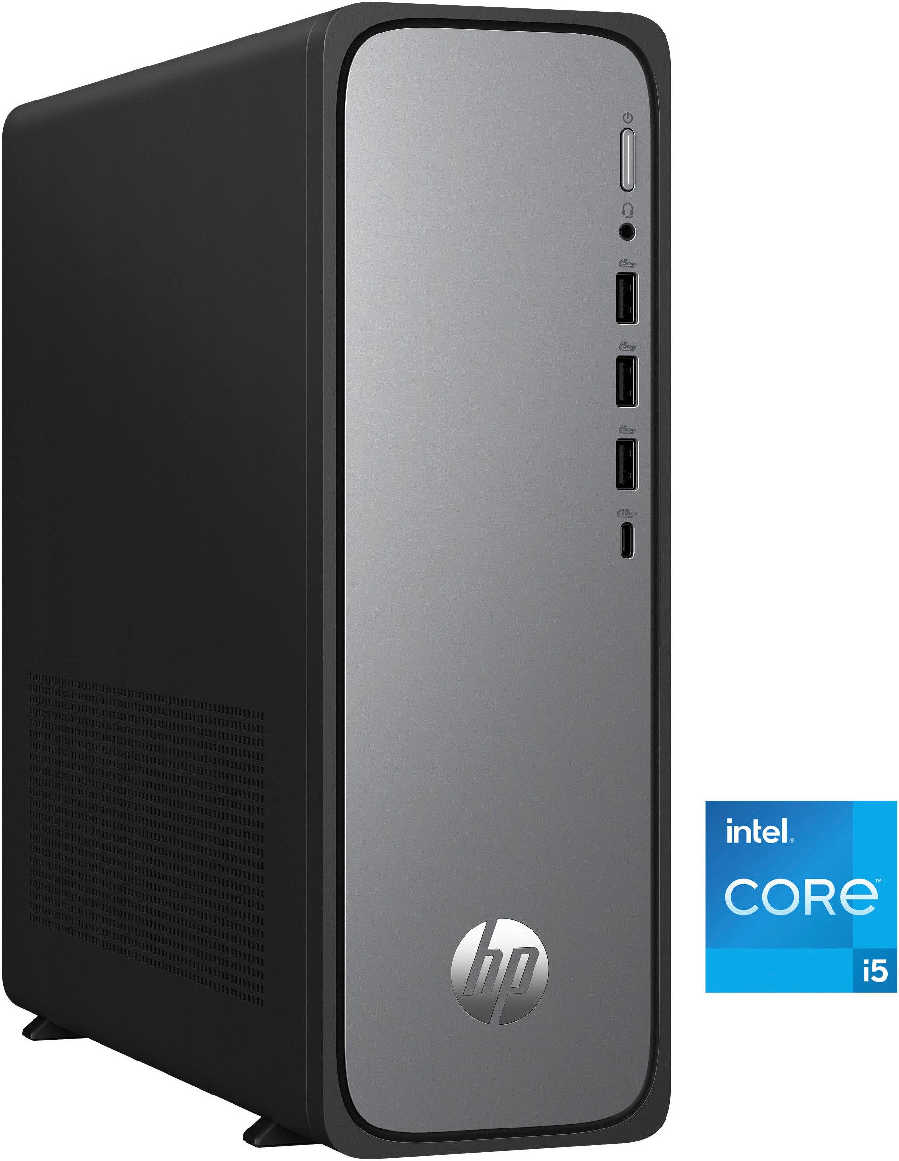 HP OmniDesk Slim S03-0053ng PC (Intel Core i5 14400, UHD Graphics 730, 16 GB RAM, 512 GB SSD)