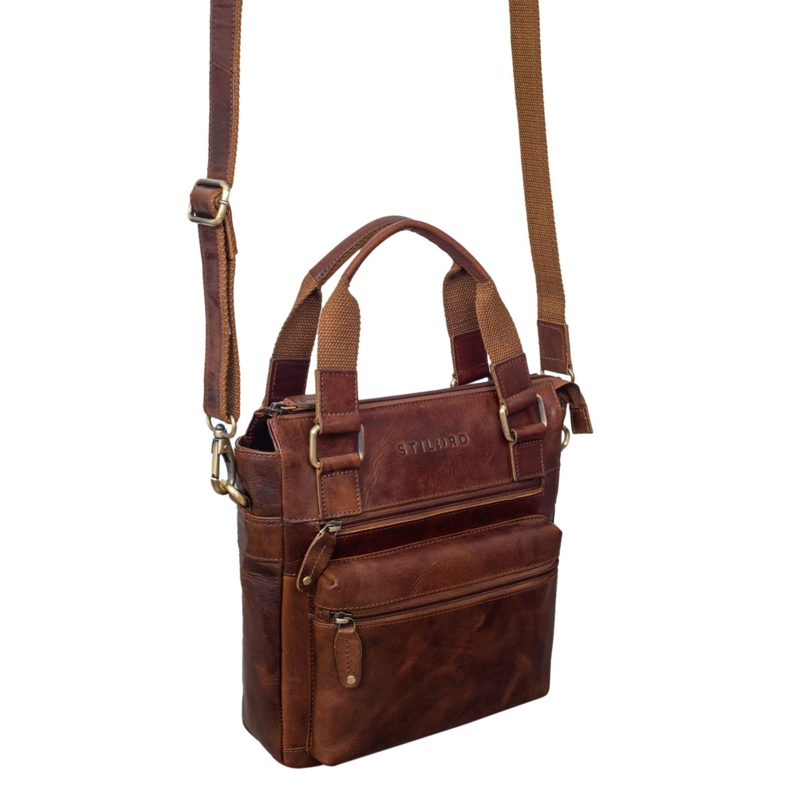STILORD Handtasche "Lucia" Vintage Ledertasche Damen