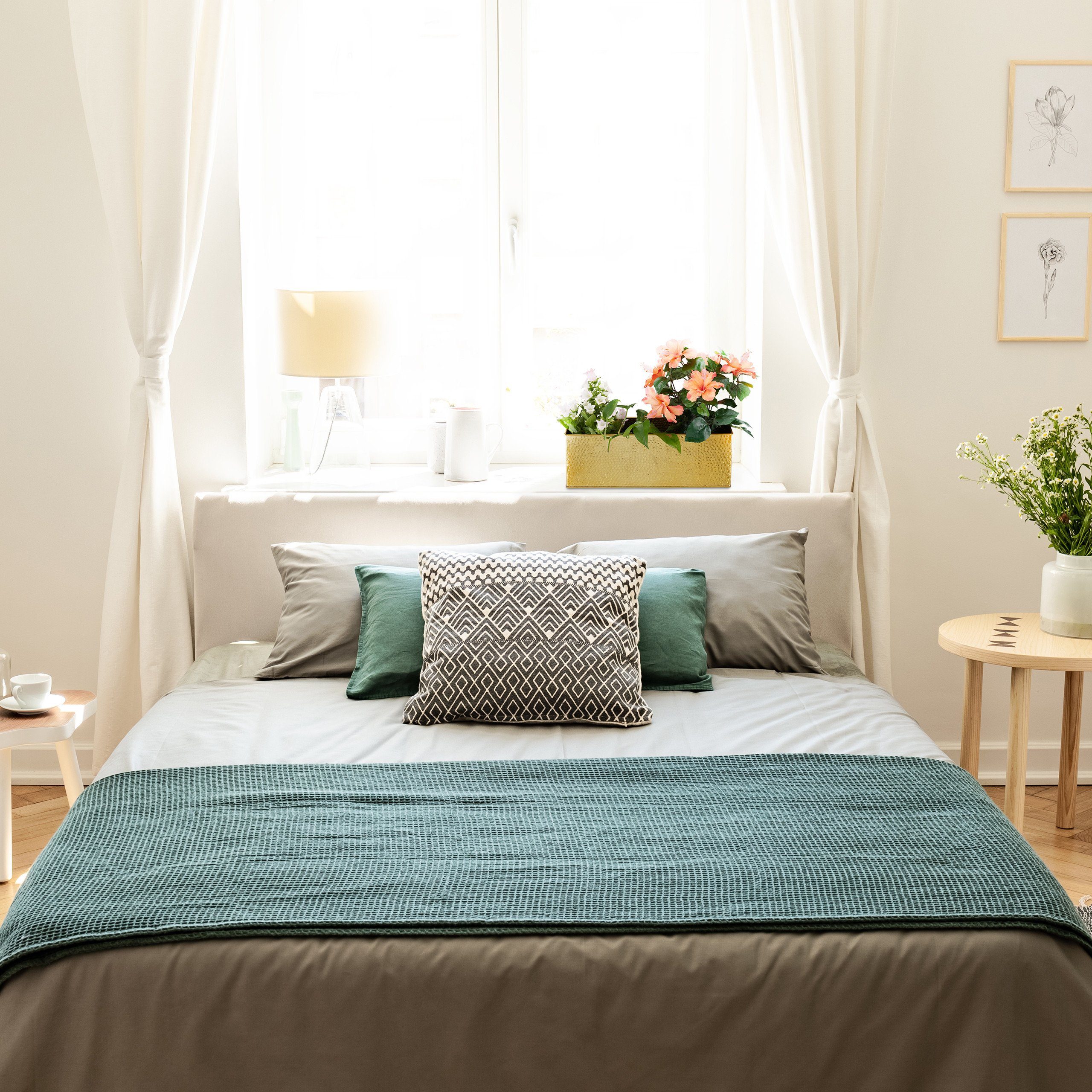 relaxdays Blumenkasten für innen (1 St), gelb – Bild 5 von 5