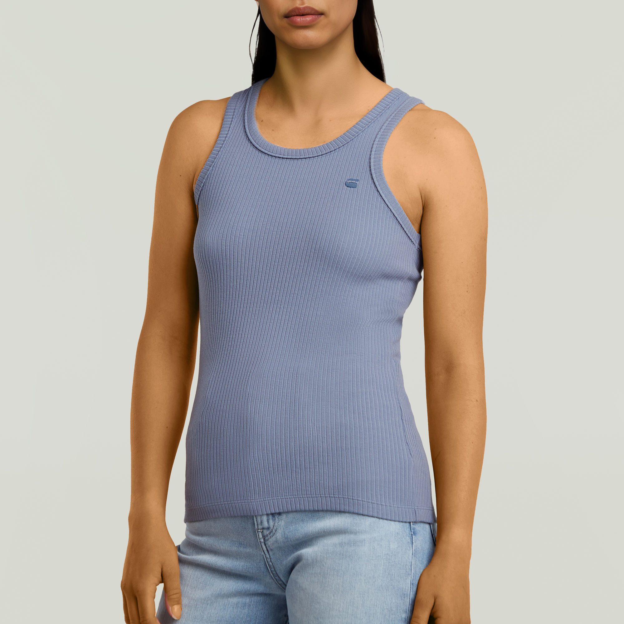 G-STAR Tanktop Ribbed Tanktop mit breiten Trägern