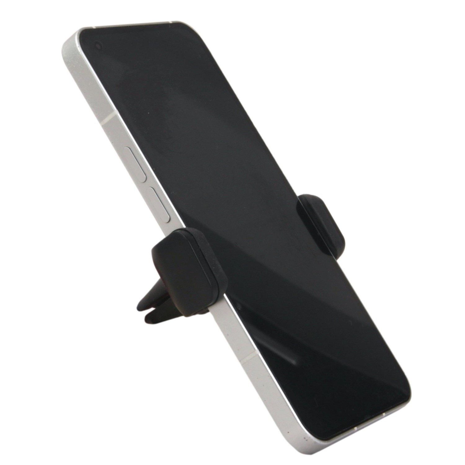 XQISIT Handy-Halterung Handy-Halterung Auto Navi KFZ Smartphone, (für Auto Lüftungsgitter 360° Einstellbar Smartphone Klemmbefestigung) – Bild 2 von 5