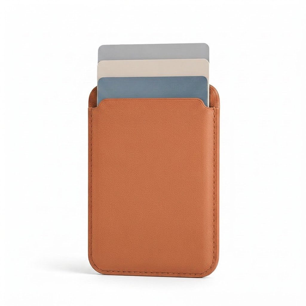 Futurea Smartphone-Hülle MagSafe Kunstleder Wallet Kartenetui für Apple iPhone 17 bis 12, magnetisch für Apple iPhone 17,16,15 Pro Max