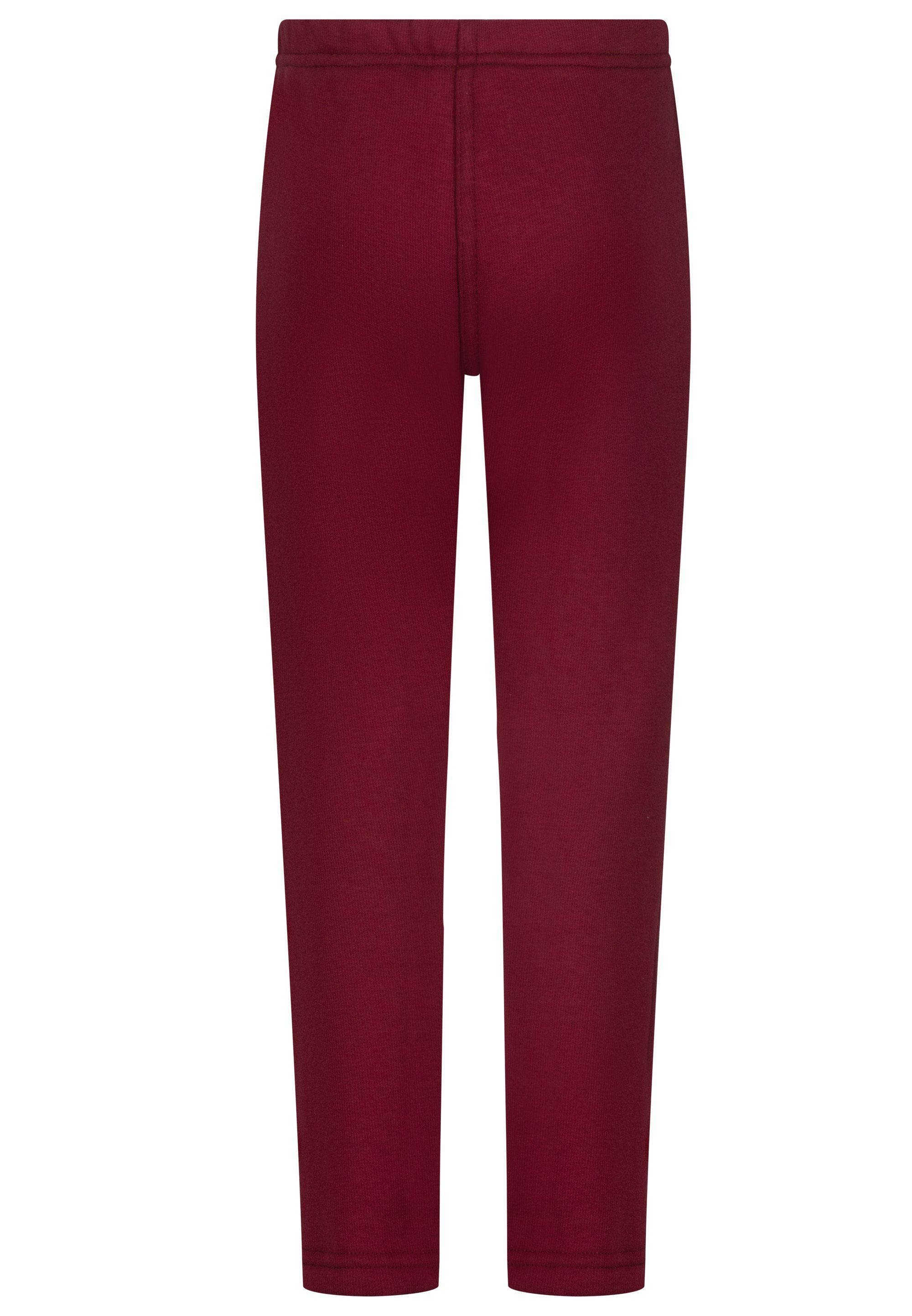 SALT AND PEPPER Thermo (1-tlg) burgundy Leggings Girls Leggins Basic