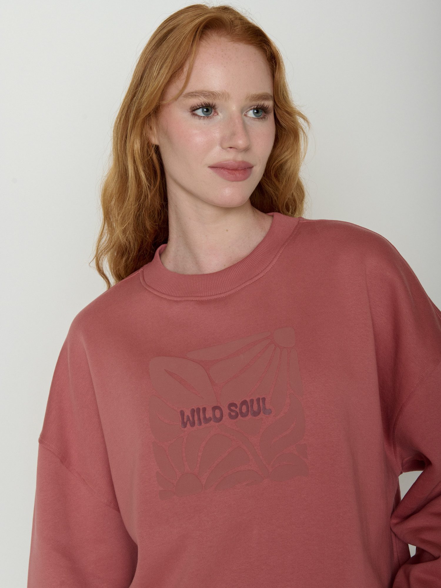 GreenBomb Sweatshirt Core Wild Soul (1) 100% Organic Cotton, GOTS, weit geschnitten, Rundhals