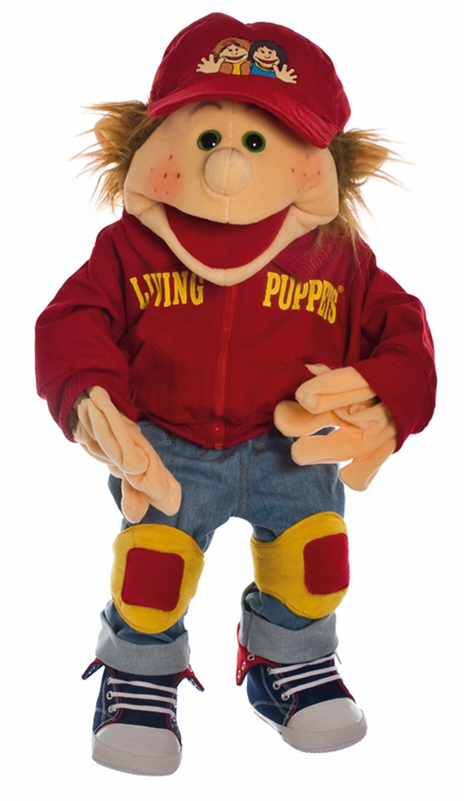 Living Puppets Handpuppe Living Puppets® Handpuppe Lutzi der Skater 65 cm W312 (Packung), Sehr gut geeignet um Geschichten zu erzählen