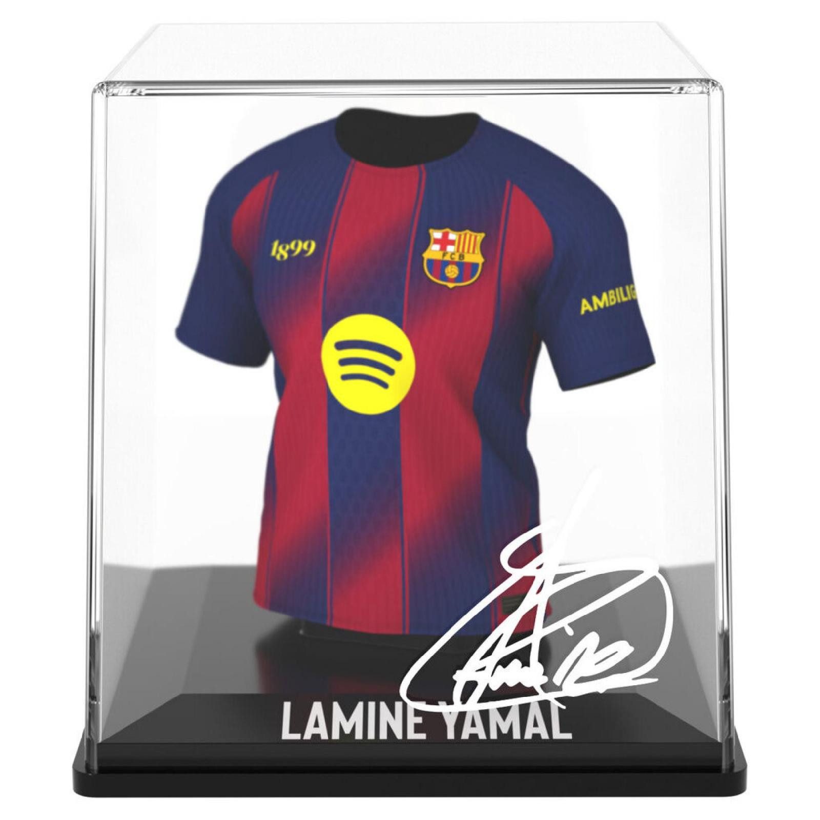 BanboToys Actionfigur FC Barcelona Lamine Yamal mini t-shirt figure