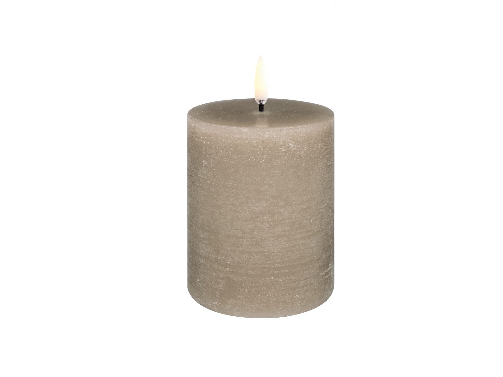 LED-Kerze Pillar LED-Kerze Rustic sandstone 10cm