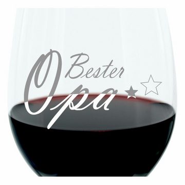 LEONARDO Weinglas Bester Opa, Glas, lasergraviert