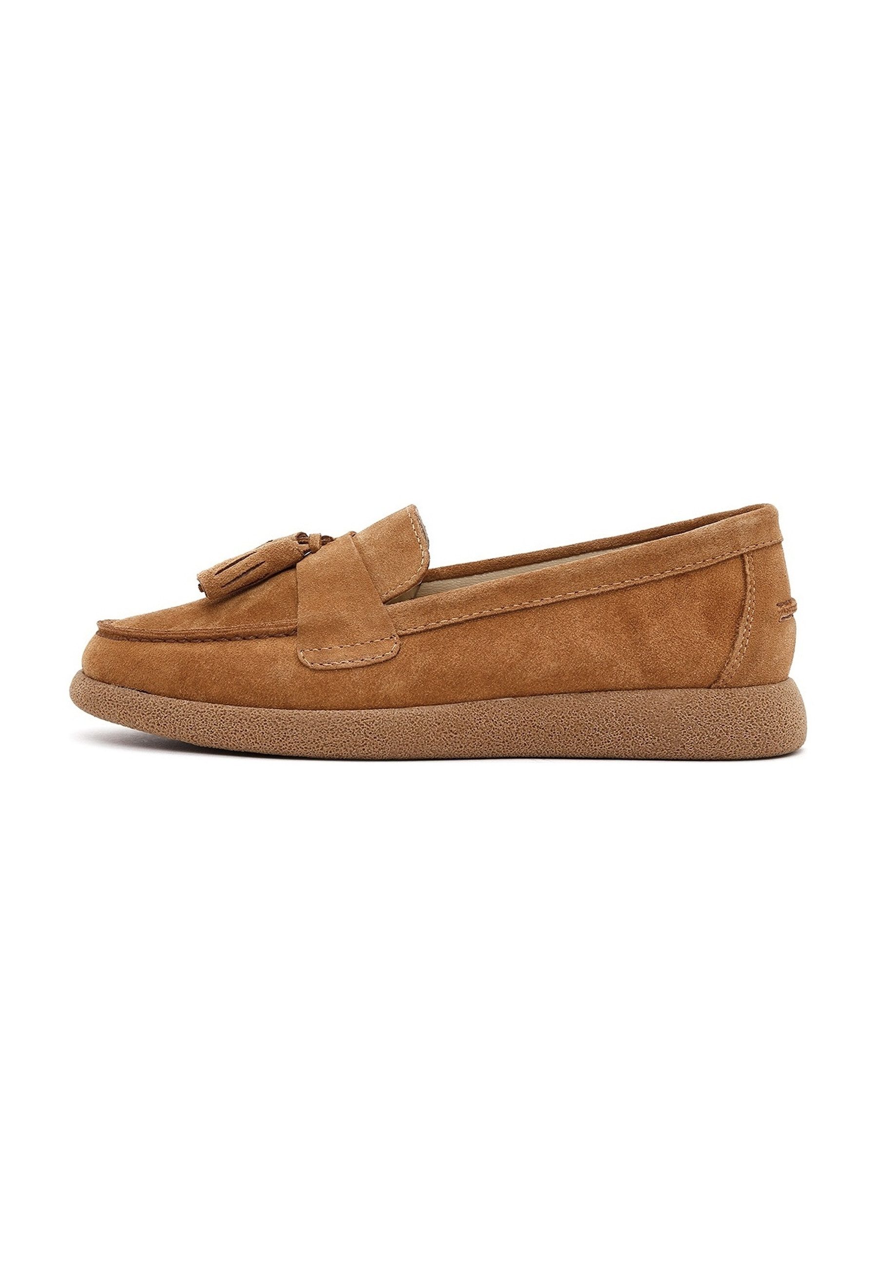Derimod Loafer aus Leder mit Quasten Loafer