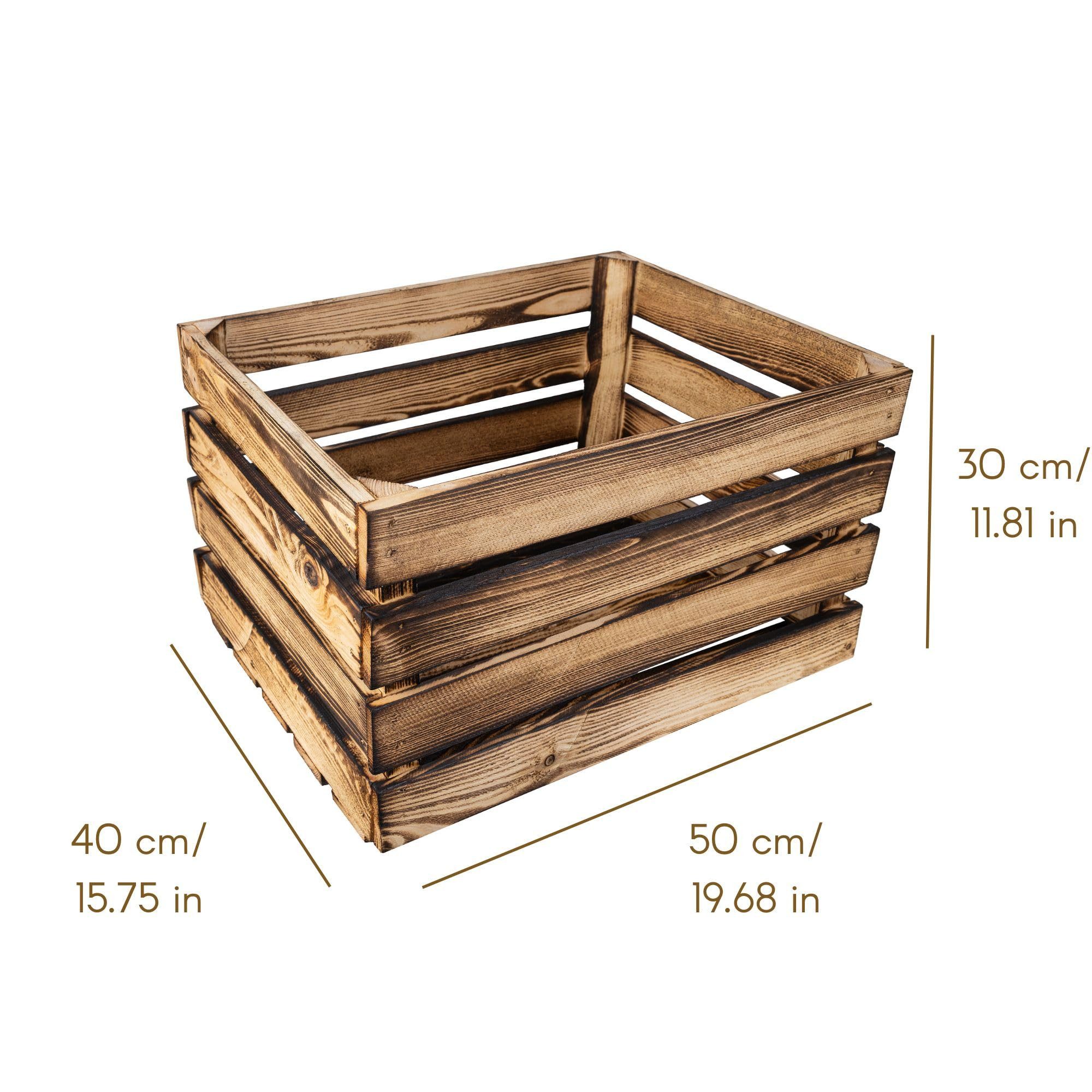 Creative Deco Holzkiste 3x Weinkisten Set günstig online kaufen