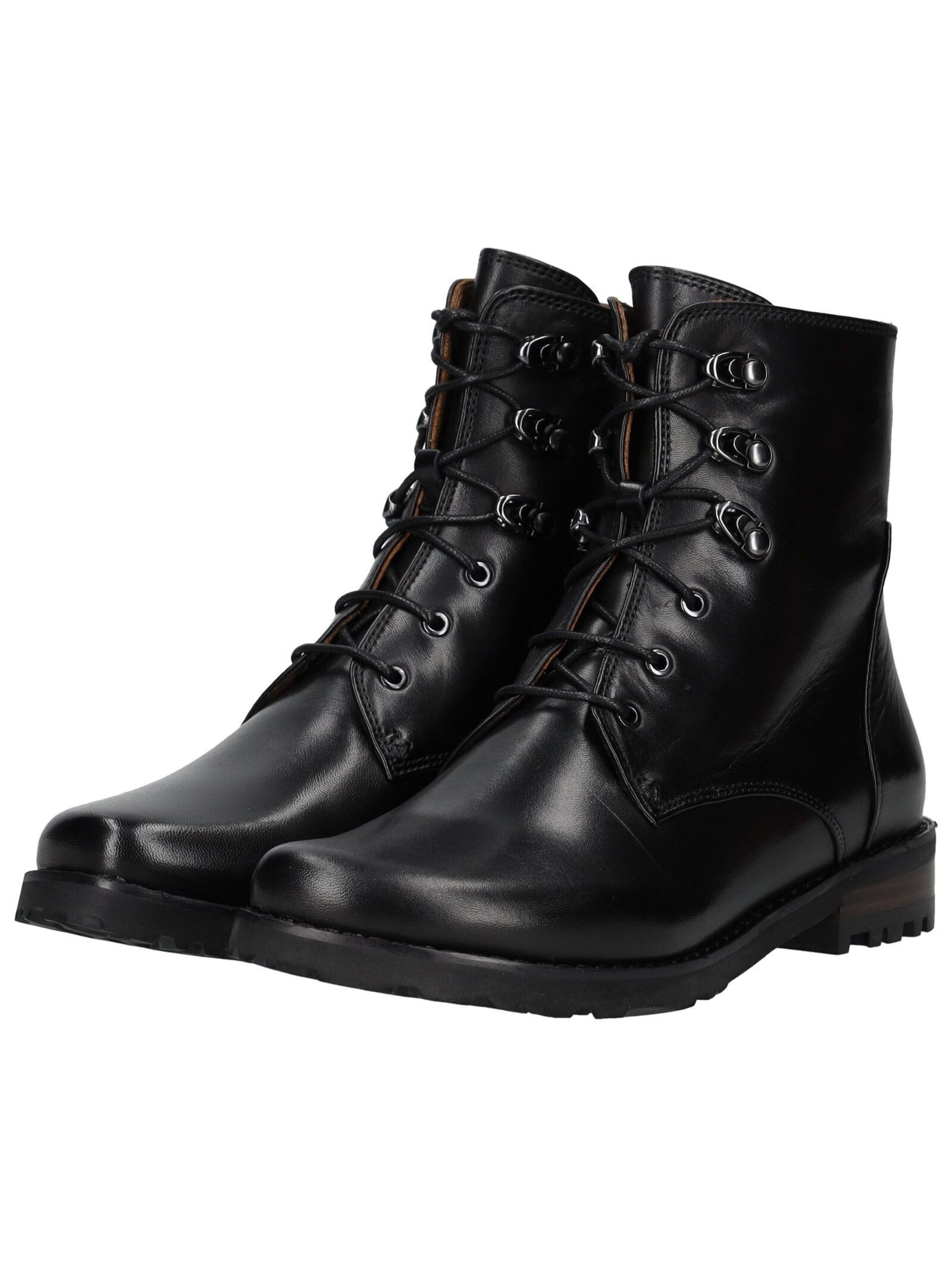 Everybody Everybody Stiefelette Leder Schnürstiefelette