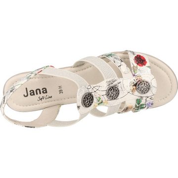 Jana Vegan Damen Schuhe H-Weite 8-28165-42 Sandalette gepolstert