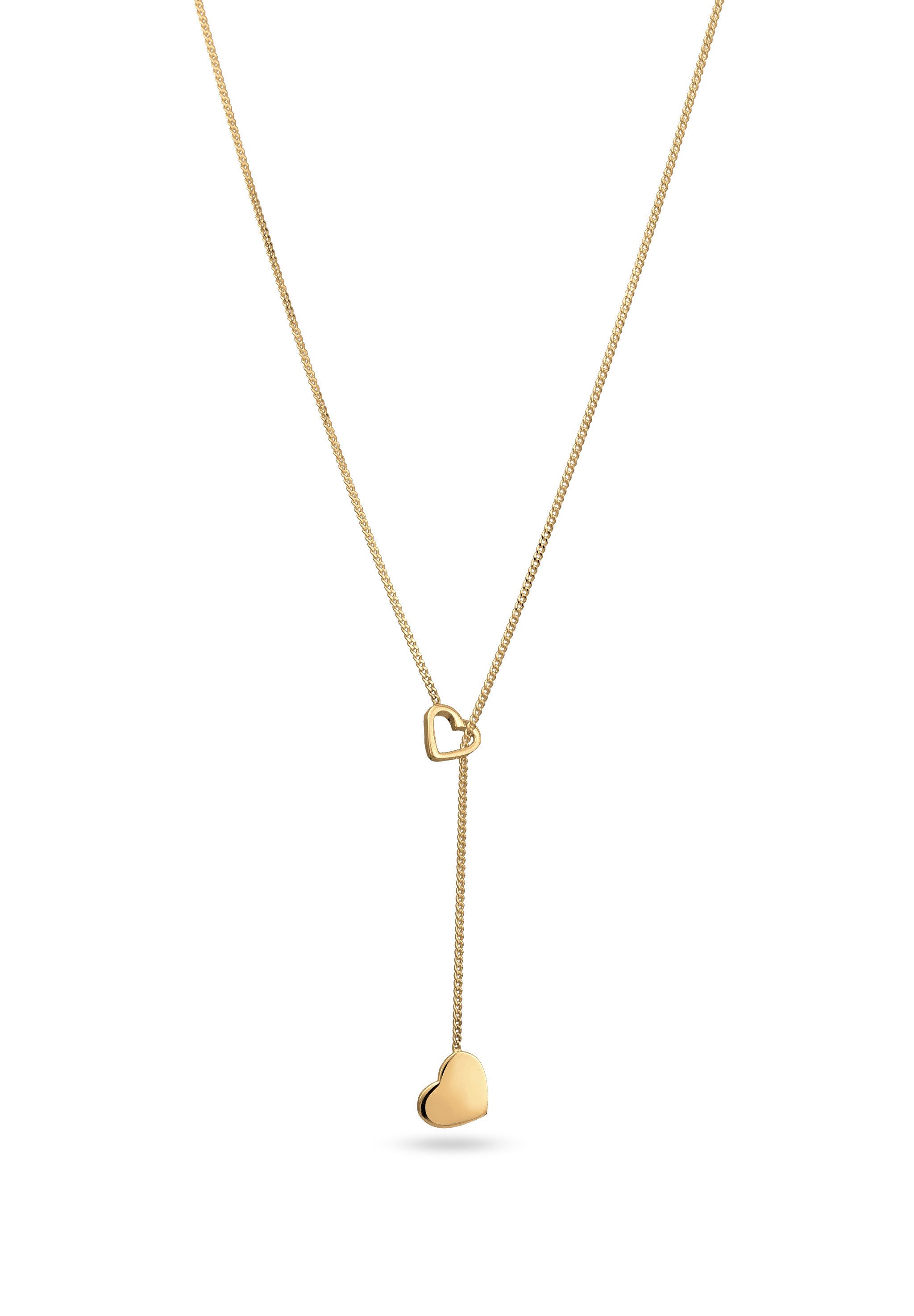 Elli Kette ohne Anhänger Y-Kette Herz Liebe Amore 925 Silber günstig online kaufen