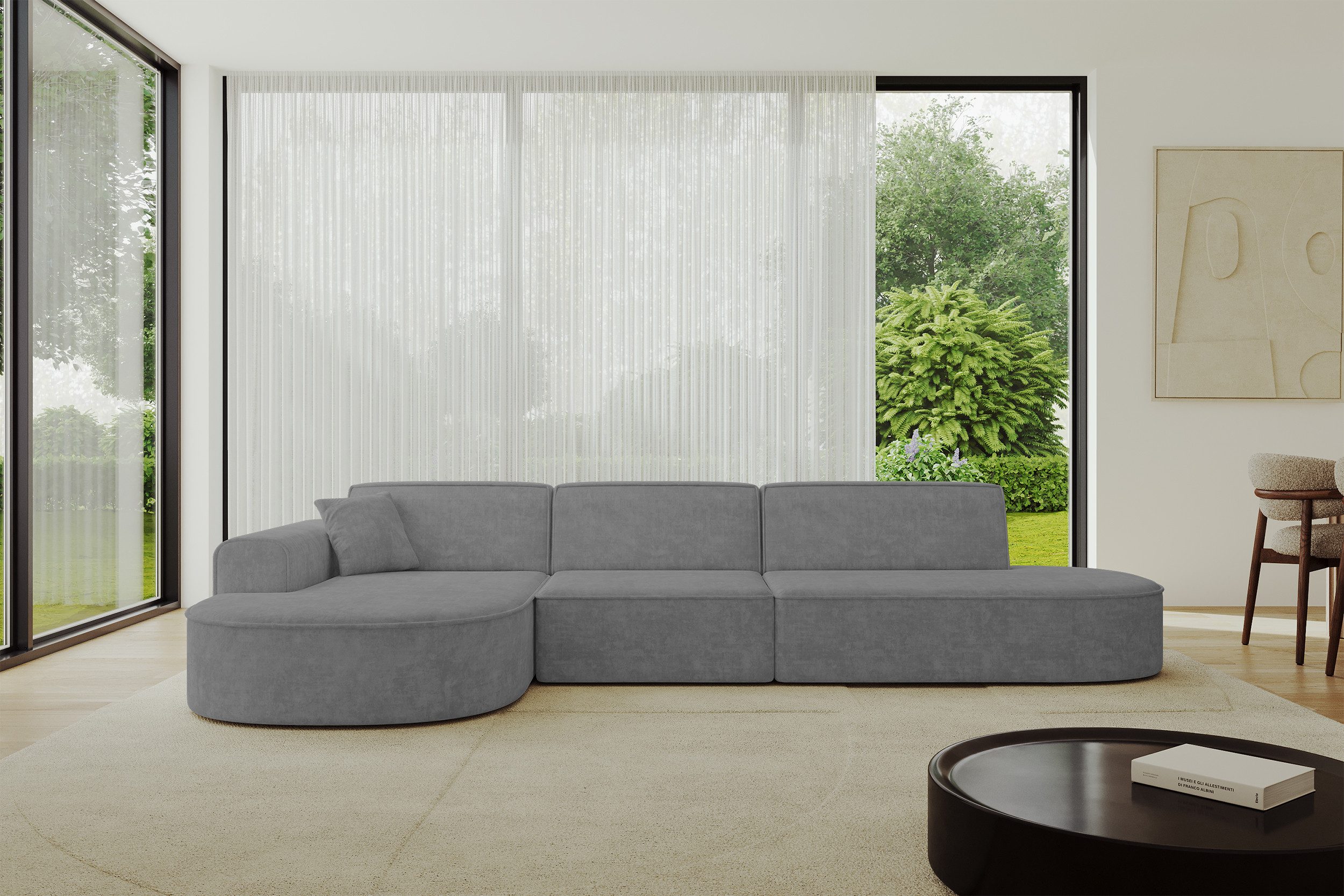 ALTDECOR Ecksofa MARI-L2, Sofa Praktische Bequeme Funktionsecke Couch L-Form Eckcouch, Corner Sofa L-Form Vielseitige Sofa Wohnlandschaft Wohnzimmer