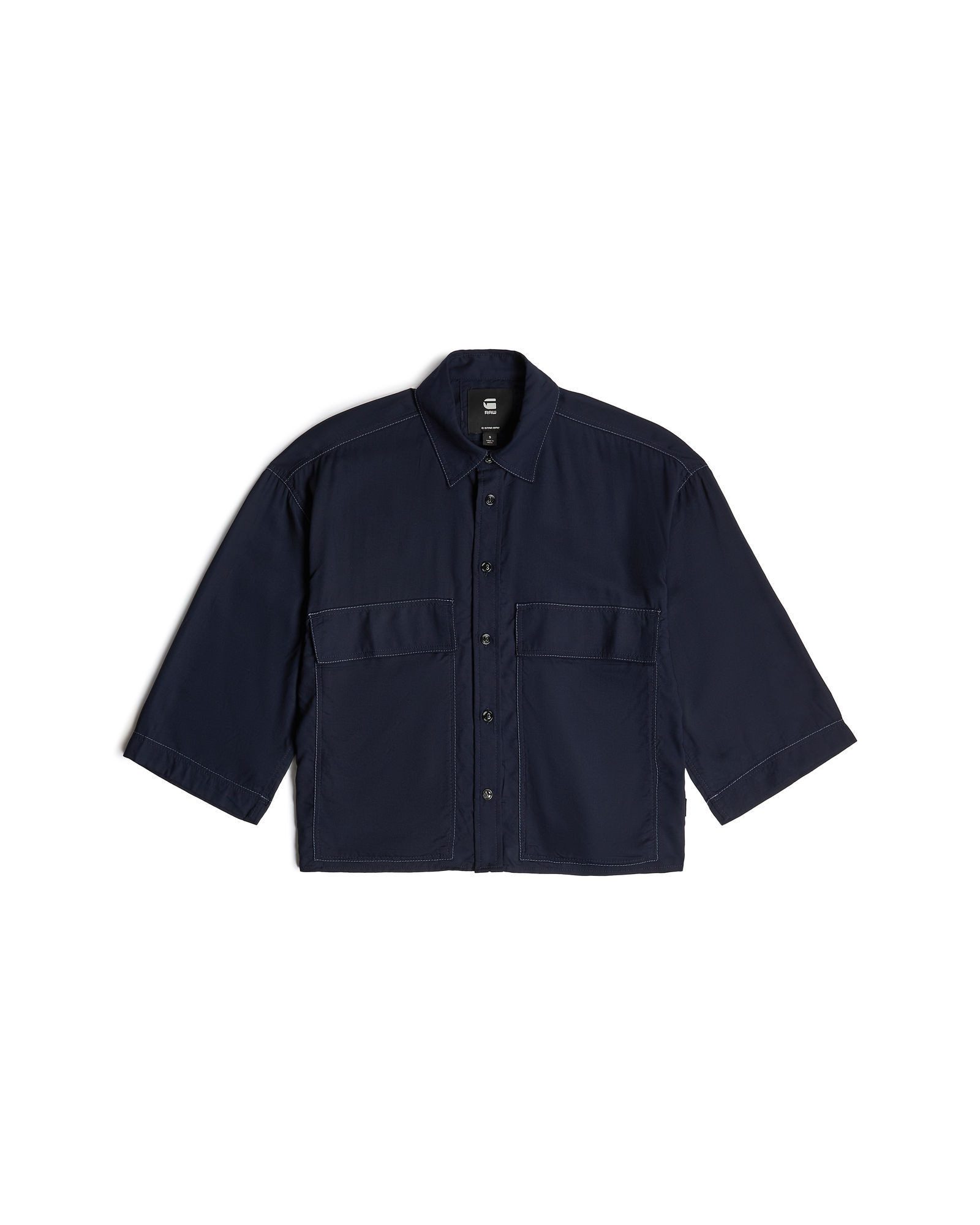 Langarmshirt Boxy Hemd