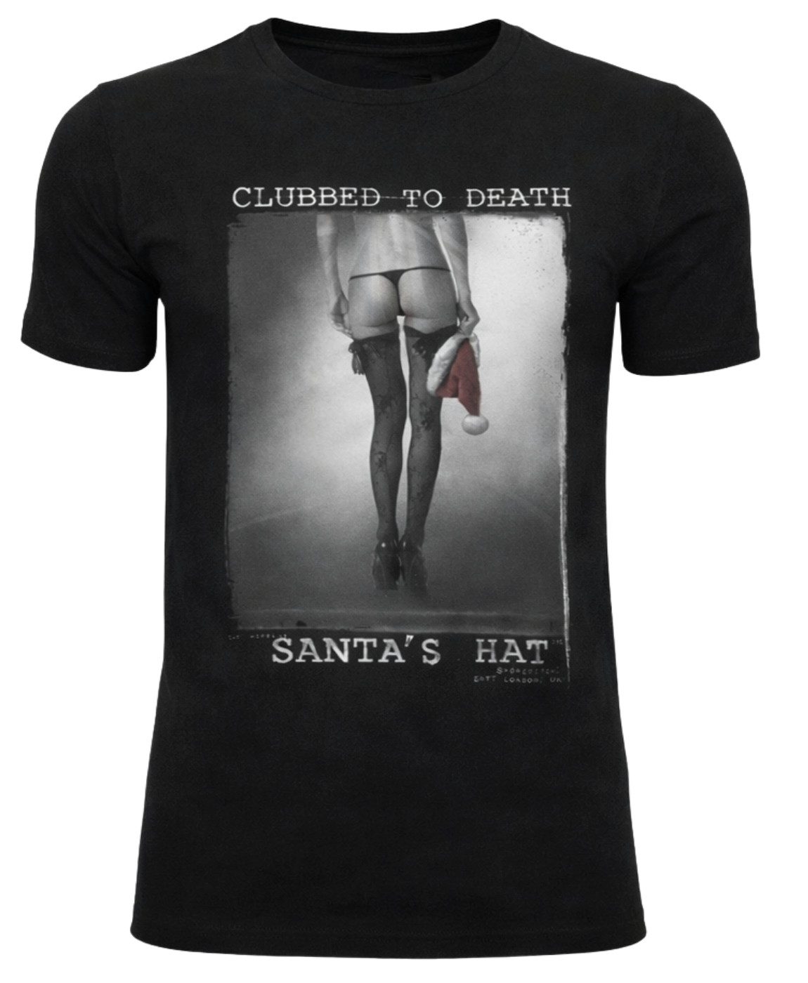 T-Shirt RELIGION Clothing Herren T-Shirt SANTA'S HAT-Schwarz-S