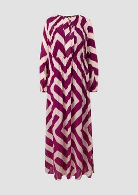 Comma Maxikleid Viskosekleid mit Unterkleid