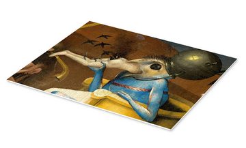 Posterlounge Forex-Bild Hieronymus Bosch, Der Garten der Lüste - Die Hölle (Detail), Malerei