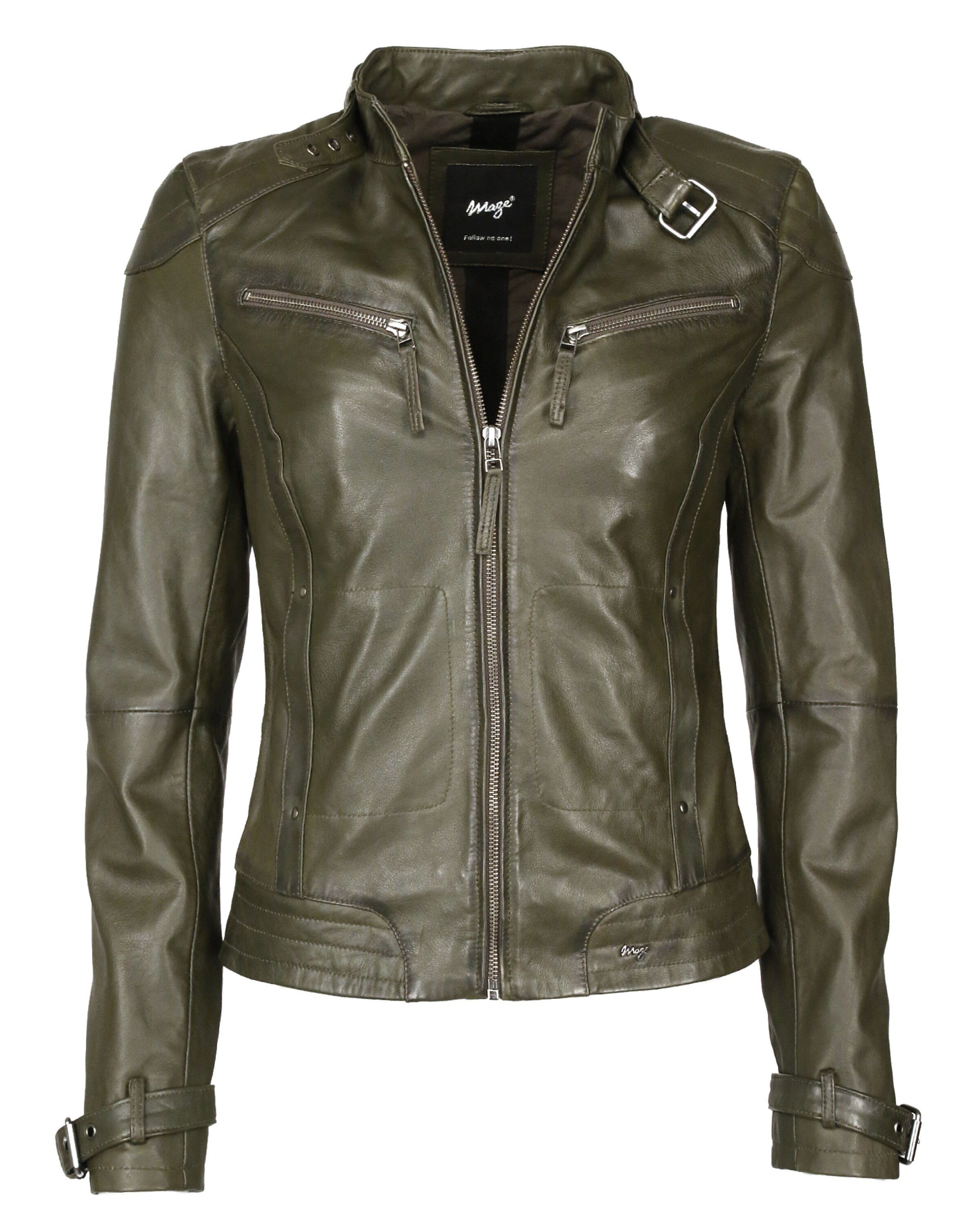 Maze Lederjacke Ryana (1-St) forest night | Übergangsjacken