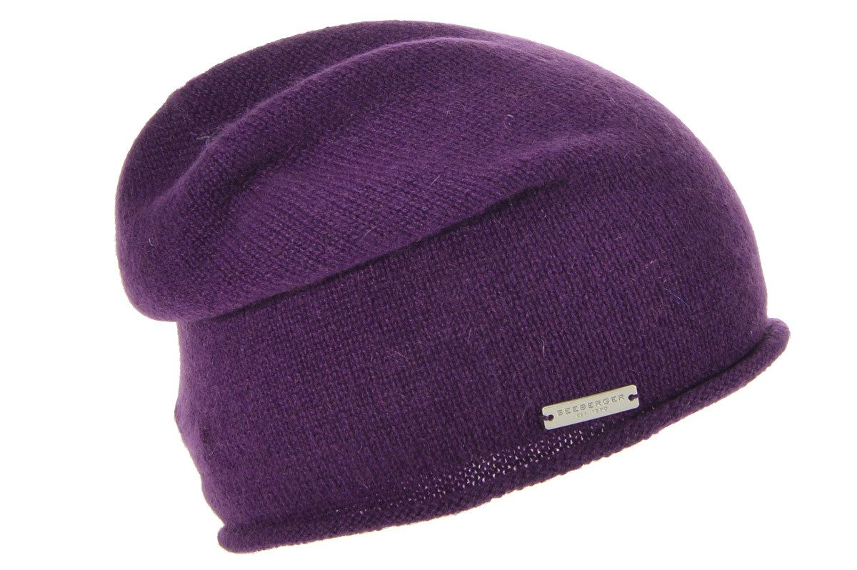 Seeberger Strickmütze Beanie aus 100% Kaschmir günstig online kaufen