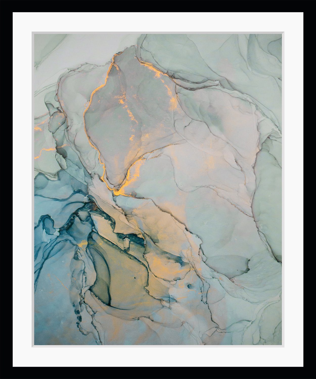 queence Bild Bettina, Abstrakt, Figuren, Gemälde, Kunst, Spa, Marmor, Abstrakt, gerahmt
