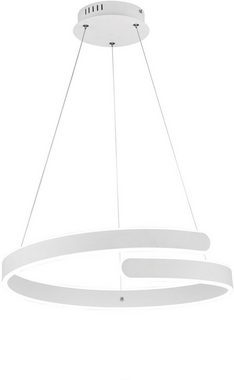 TRIO Leuchten LED Pendelleuchte Parma, Dimmfunktion, mehrere Helligkeitsstufen, LED fest integriert, Neutralweiß, Hängelampe neutralweiß 4000K, 4500 Lumen 37W, dimmbar höhenverstellbar