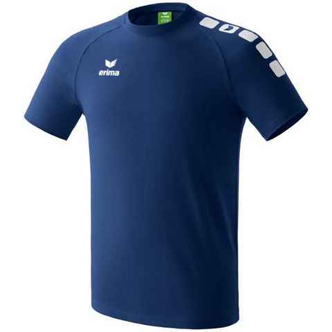 Erima T-Shirt 5-CUBES Classic T-Shirt Laufshirt Shirt Trikot Laufen Team Sport blau