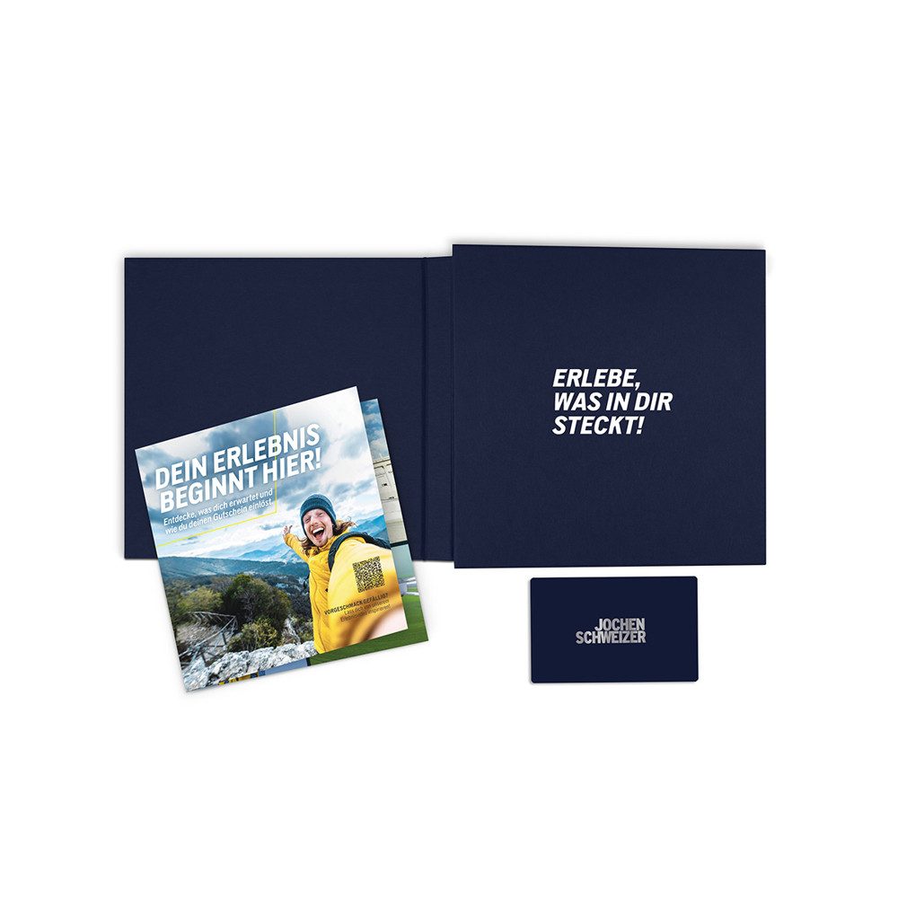 Jochen Schweizer Erlebnisgutschein Geschenkbox Zur Hochzeit für Zwei, Romantik im Quadrat zur Hochzeit