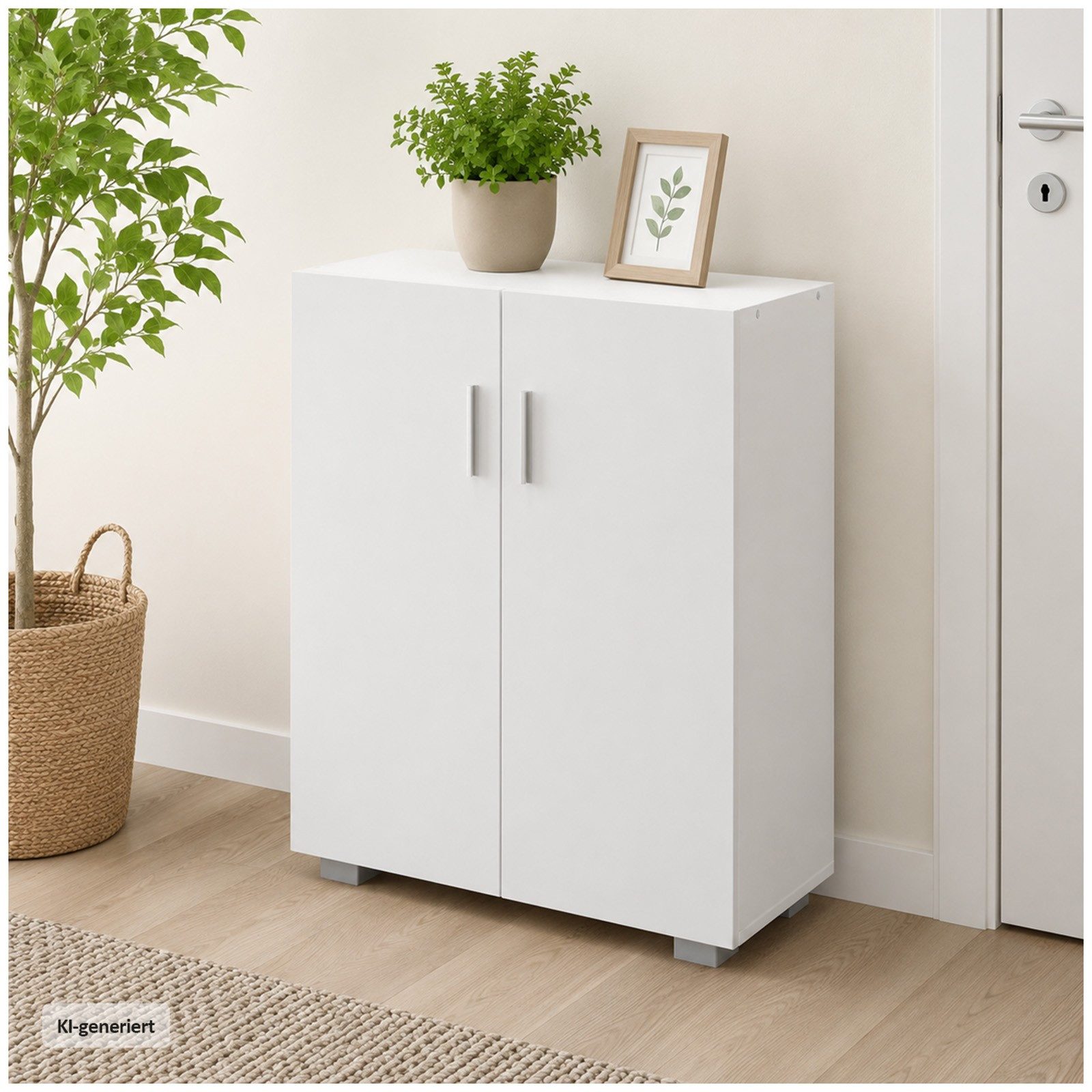 HTI-Living Kommode Kommode Thekla 6077 (Stück, 1 St., 1 Kommode), Mehrzweckschrank 2 Fächer