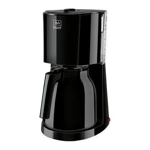 Melitta Filterkaffeemaschine Enjoy Therm 1017-06 schwarz, 1,1l Kaffeekanne, Papierfilter 1x4