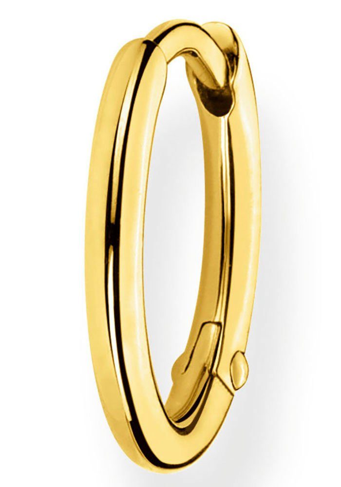 THOMAS SABO Single-Creole Classic gold, Classic silber