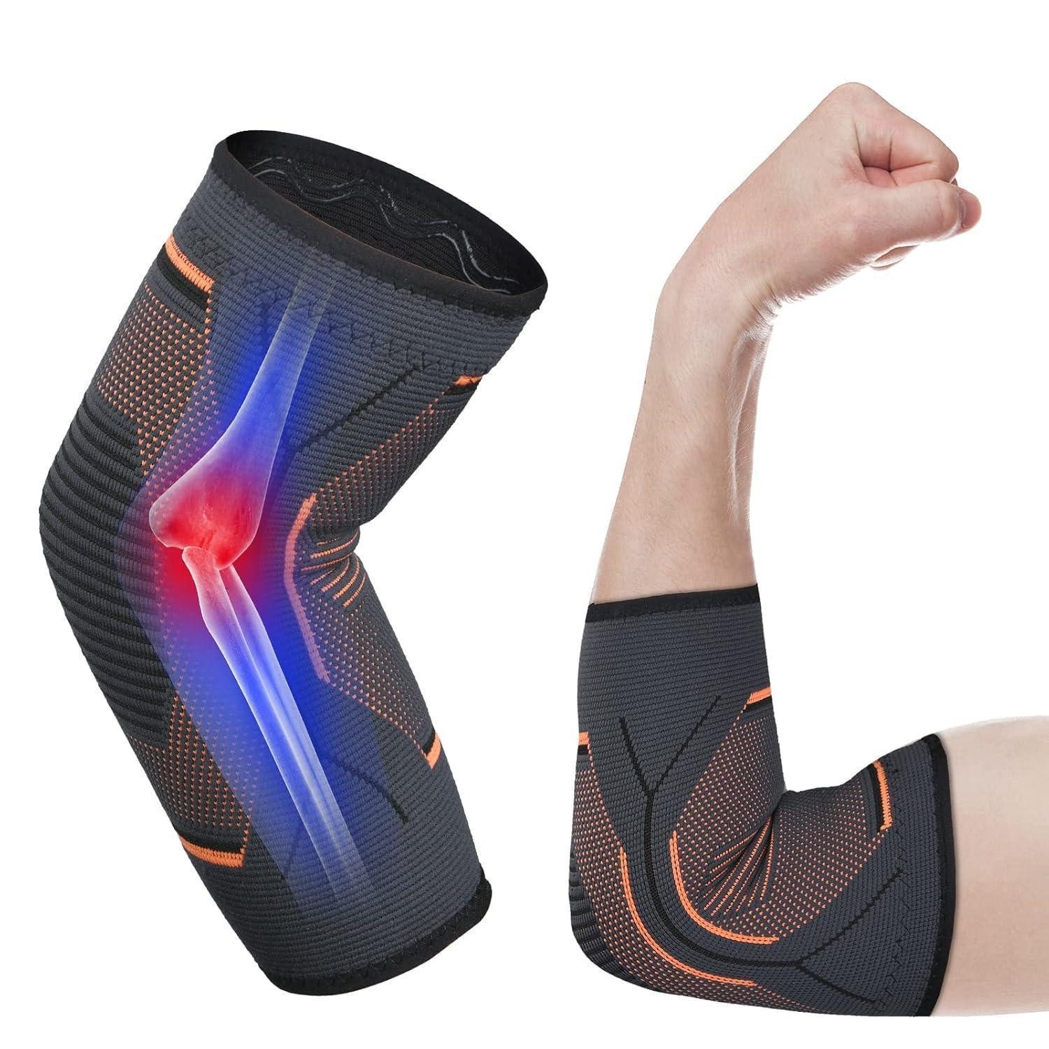LuxusKollektion Ellenbogenbandage Ellenbogenbandage für Damen/Herren, rutschfeste