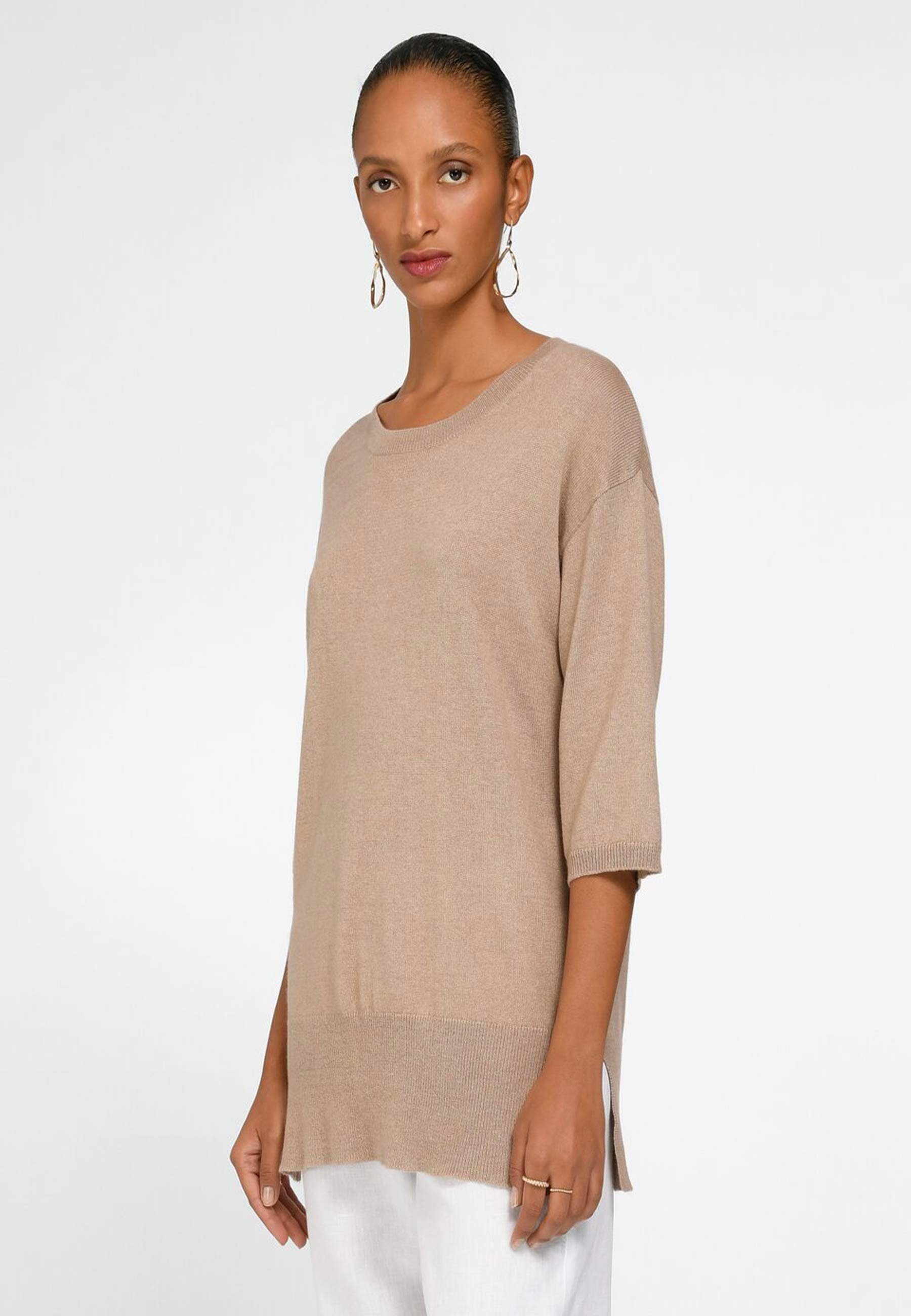 include Strickpullover Silk taupe