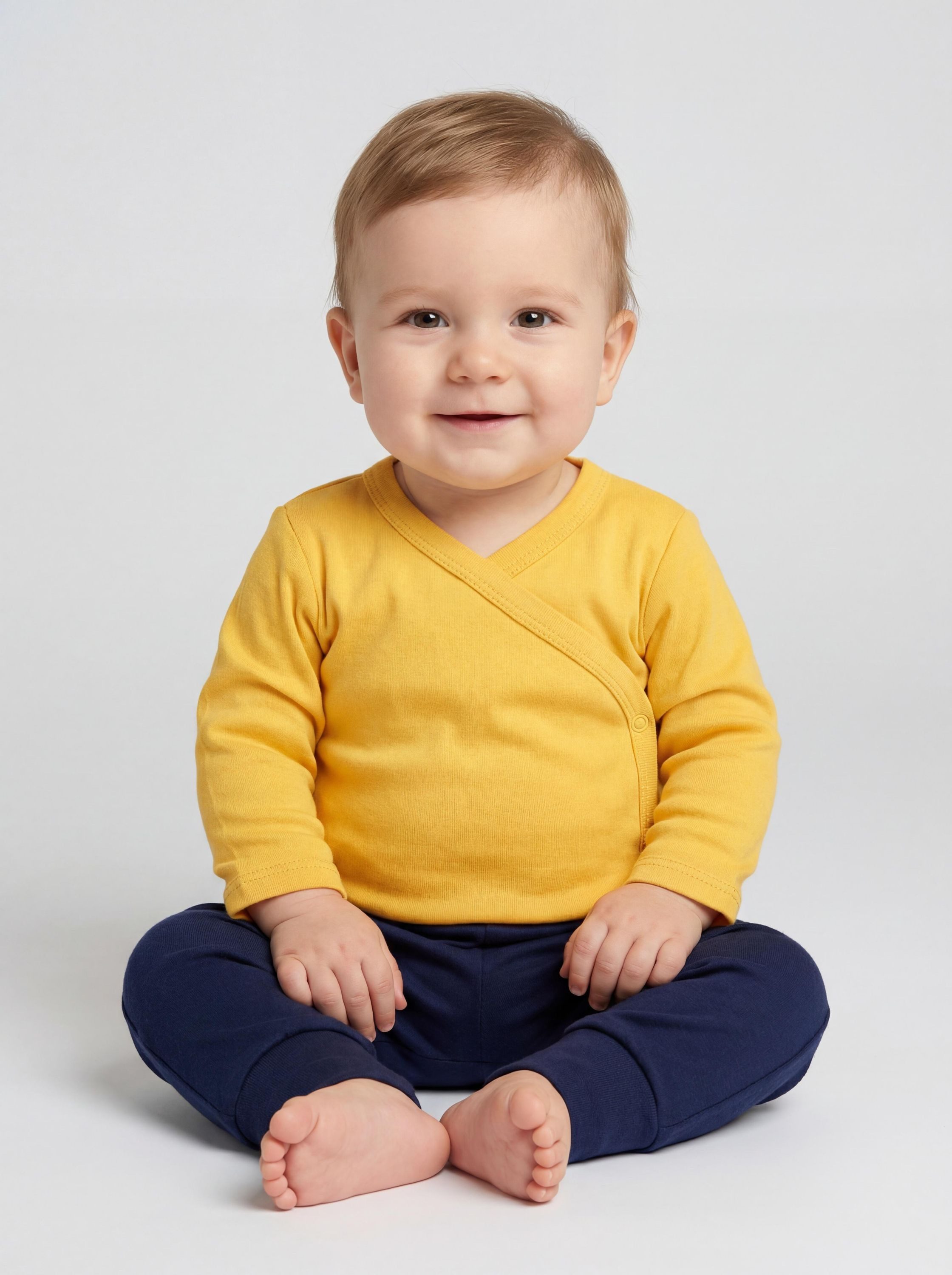 TupTam Wickelshirt TupTam Baby Jungen Langarm Wickelshirt Baumwolle 5er Set