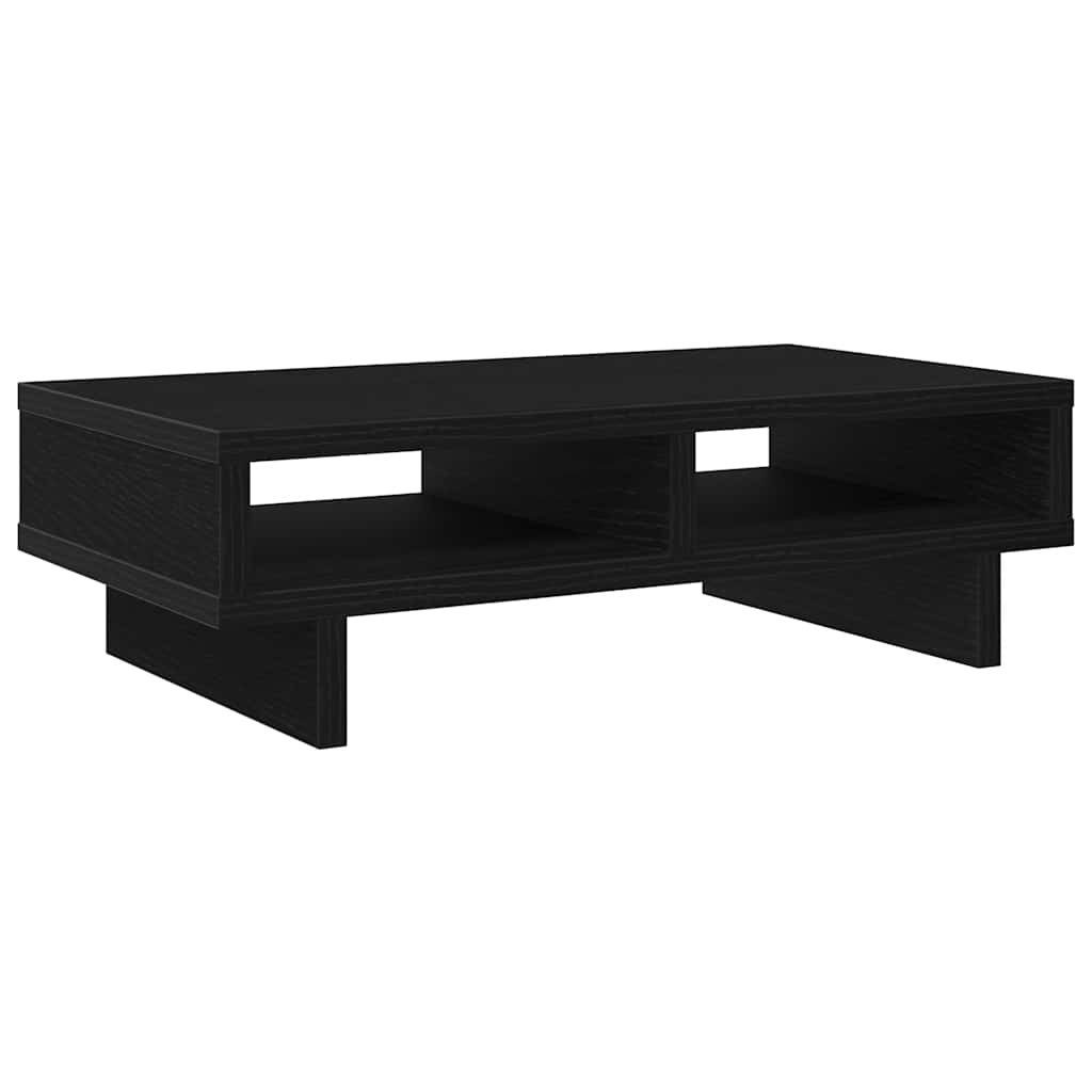 vidaXL Computertisch Monitorständer Schwarz Eichen-Optik 50x27x15 günstig online kaufen