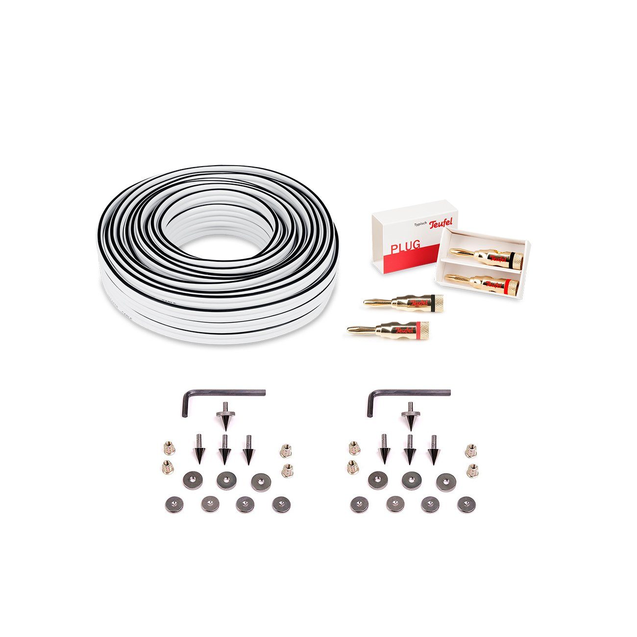 Teufel 2.0 Stereo-Kabel-Set "Performance" Audio-Kabel