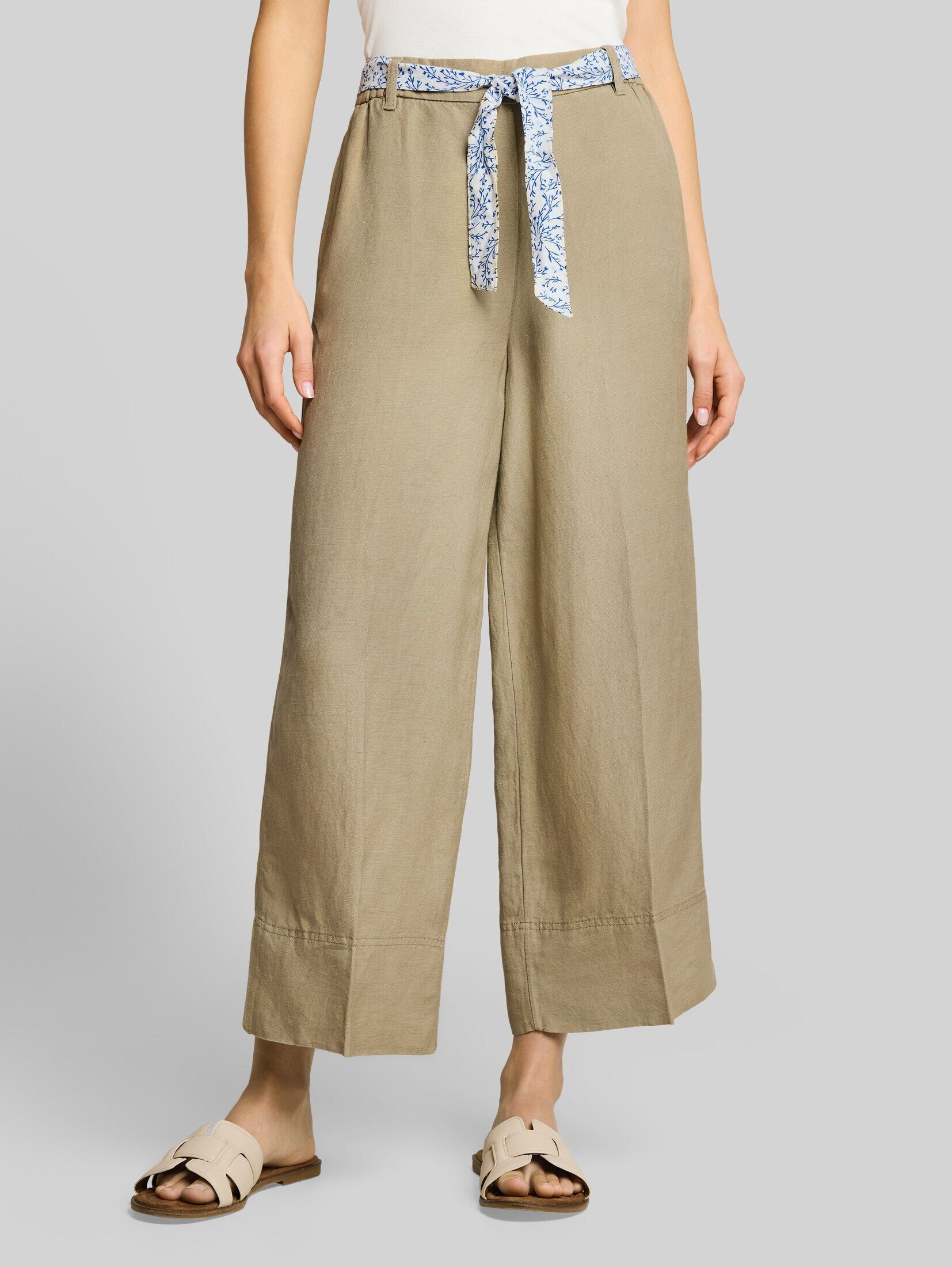 TOM TAILOR 7/8-Hose Hosen & Chino Culotte Hose mit Leinenanteil
