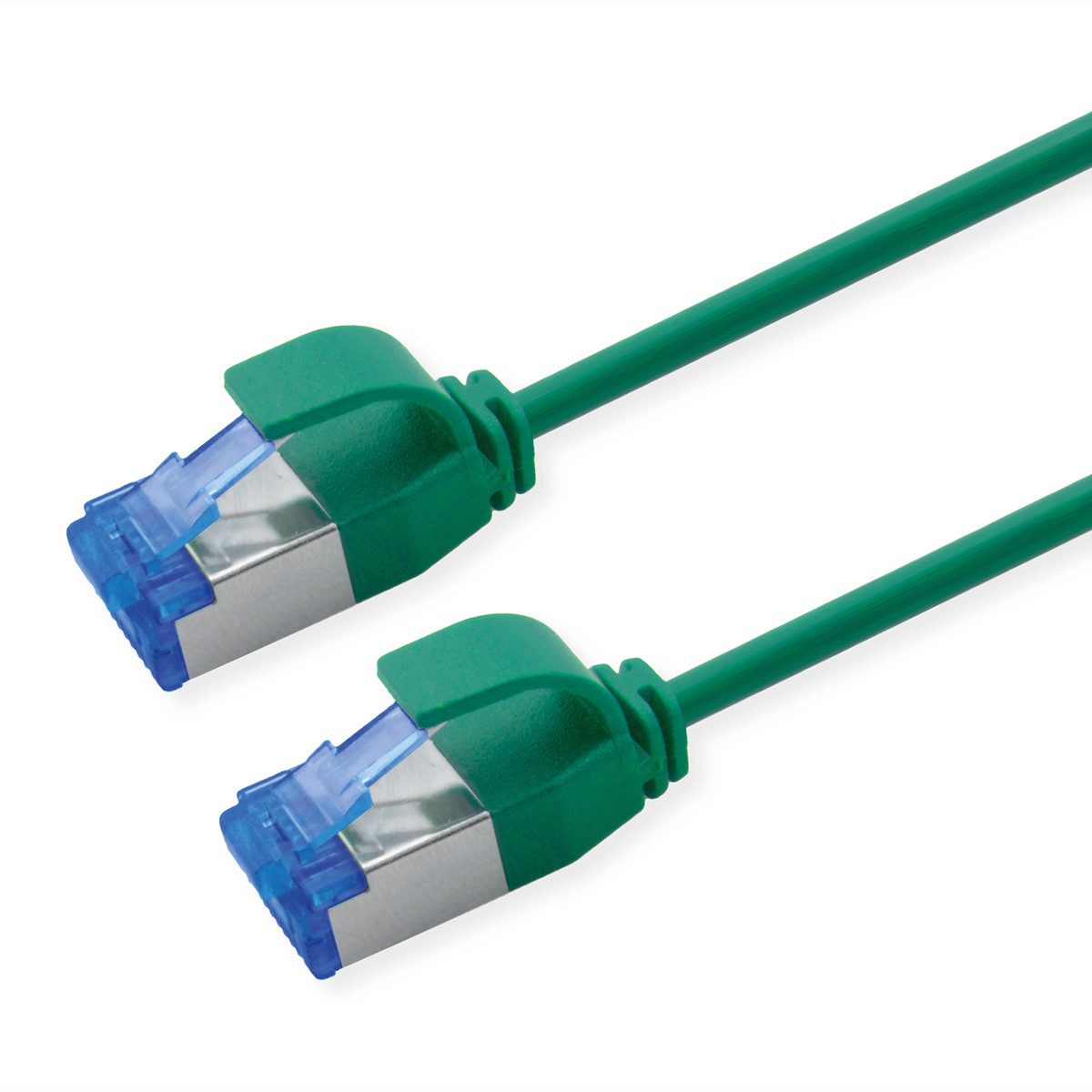 ROLINE Patchkabel Cat.6A (Class EA) S/FTP (PiMF) LAN-Kabel, RJ-45 Männlich (Stecker), RJ-45 Männlich (Stecker) (30.0 cm), LSOH, PoE
