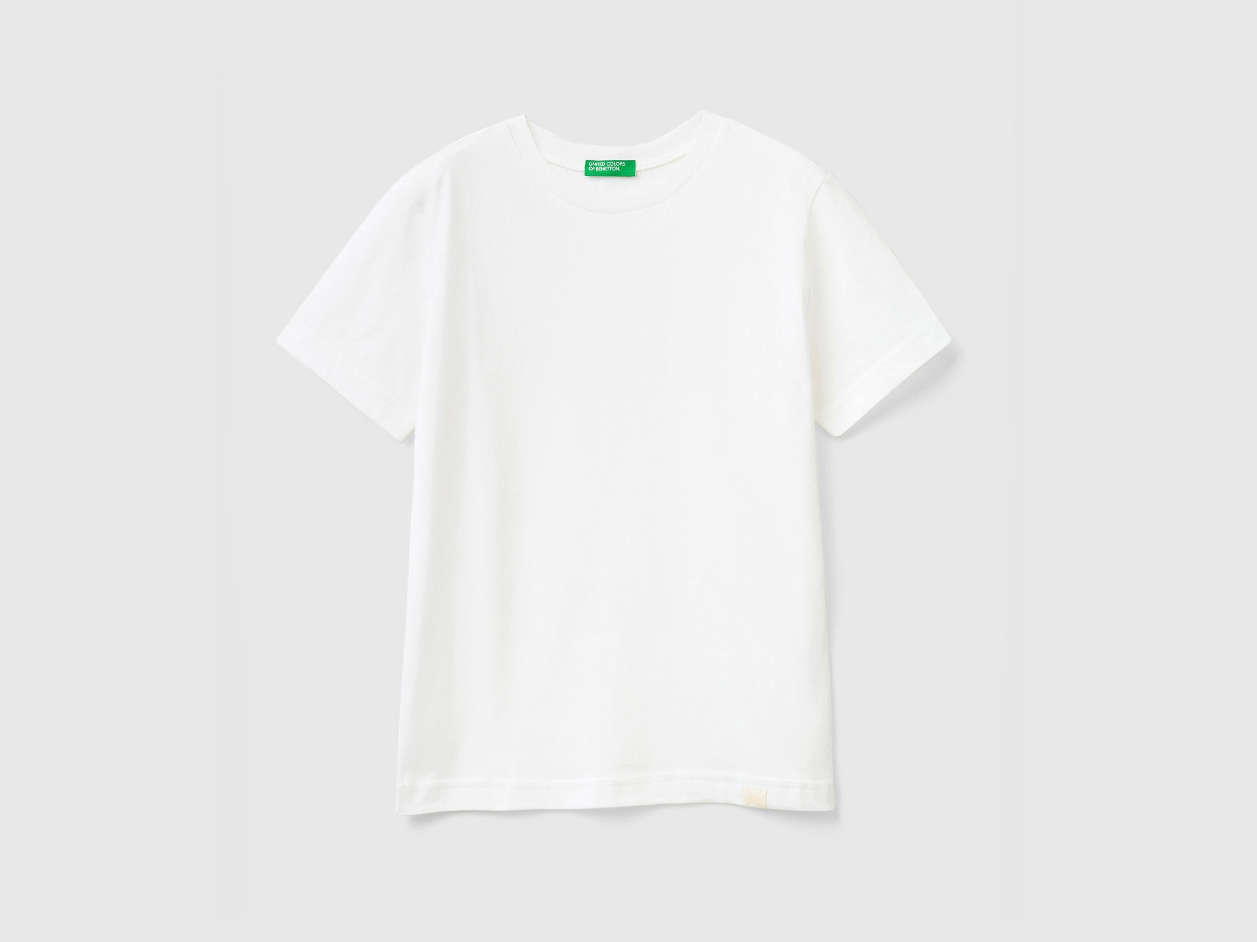 United Colors of Benetton T-Shirt mit Logo-Prägung am Saum