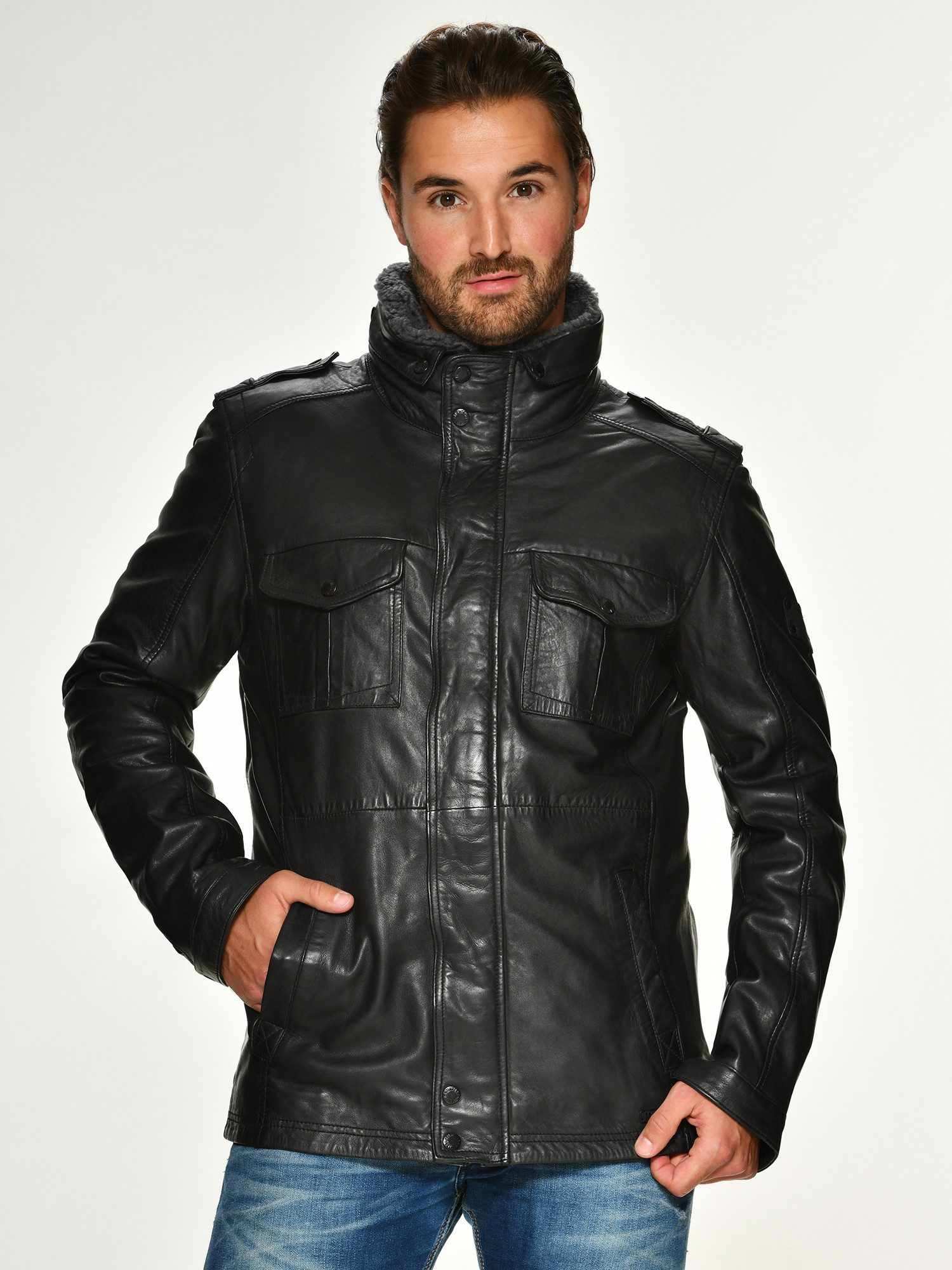 Lederjacke Walker RF