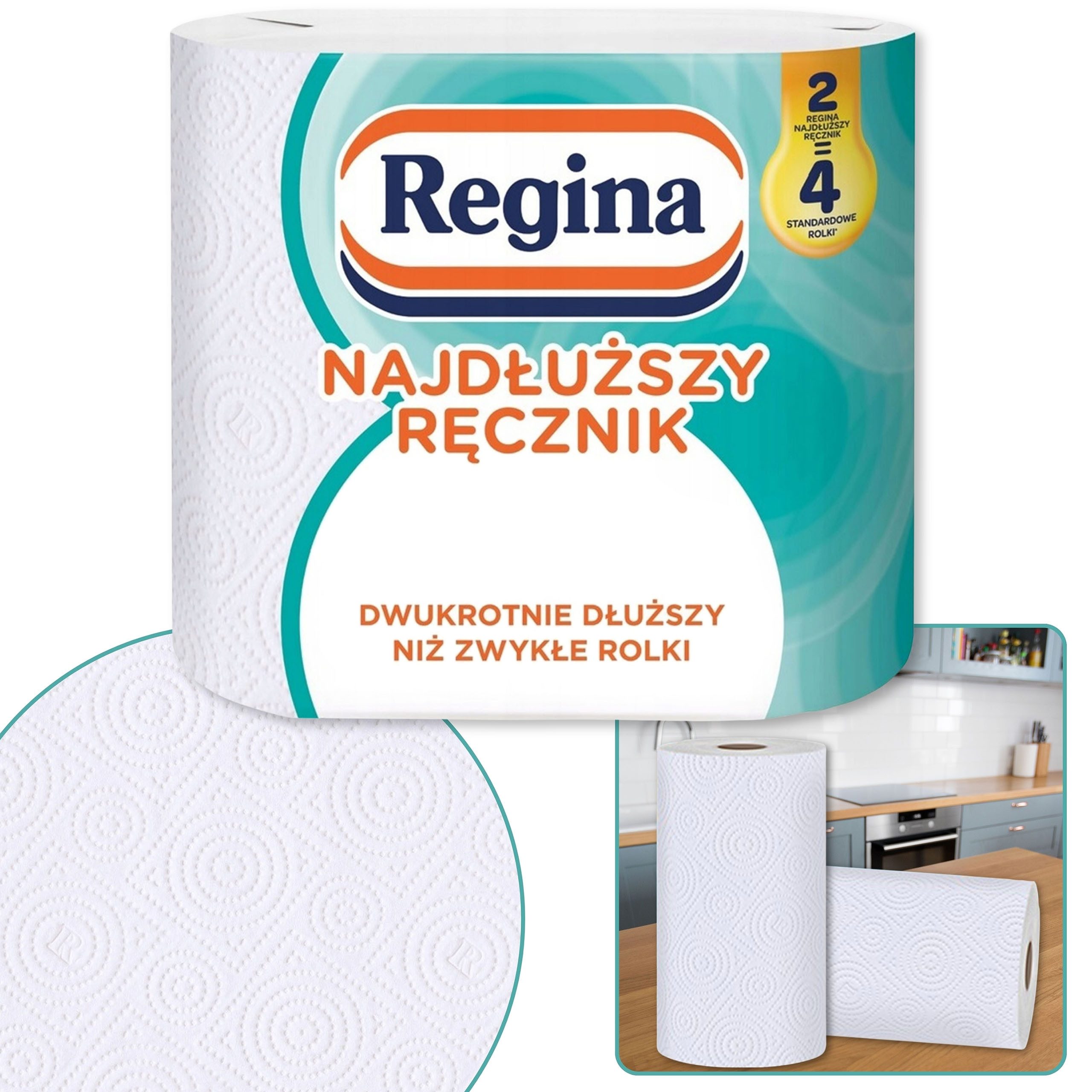 Regina Papierhandtuch REGINA XXL-Papierhandtuch, saugfähig, effizient PZH-zertifiziert (1-St)