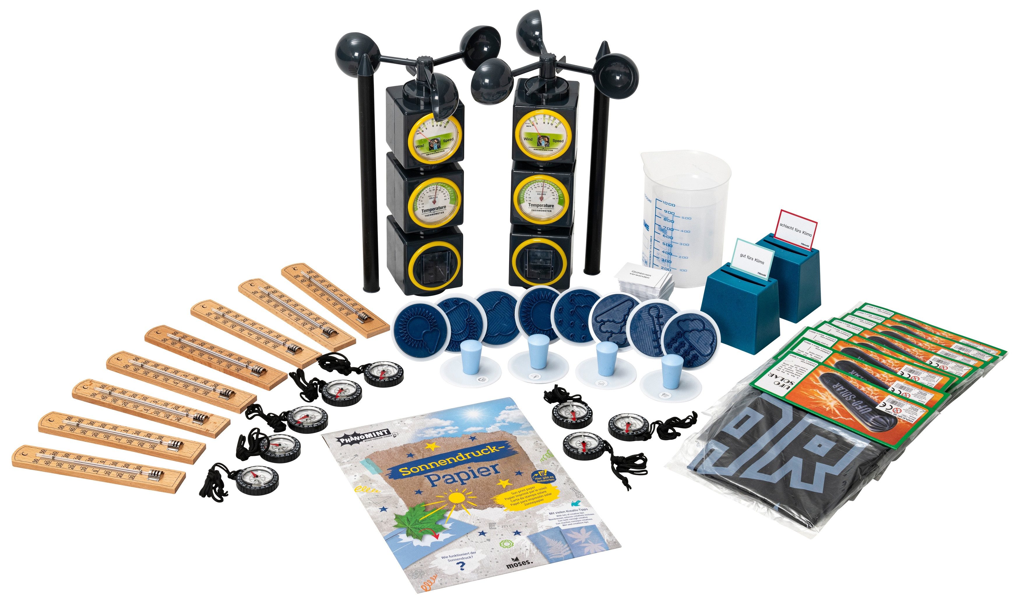 Betzold Experimentierkasten Projekt-Box „Sonne, Wind & Wetter“