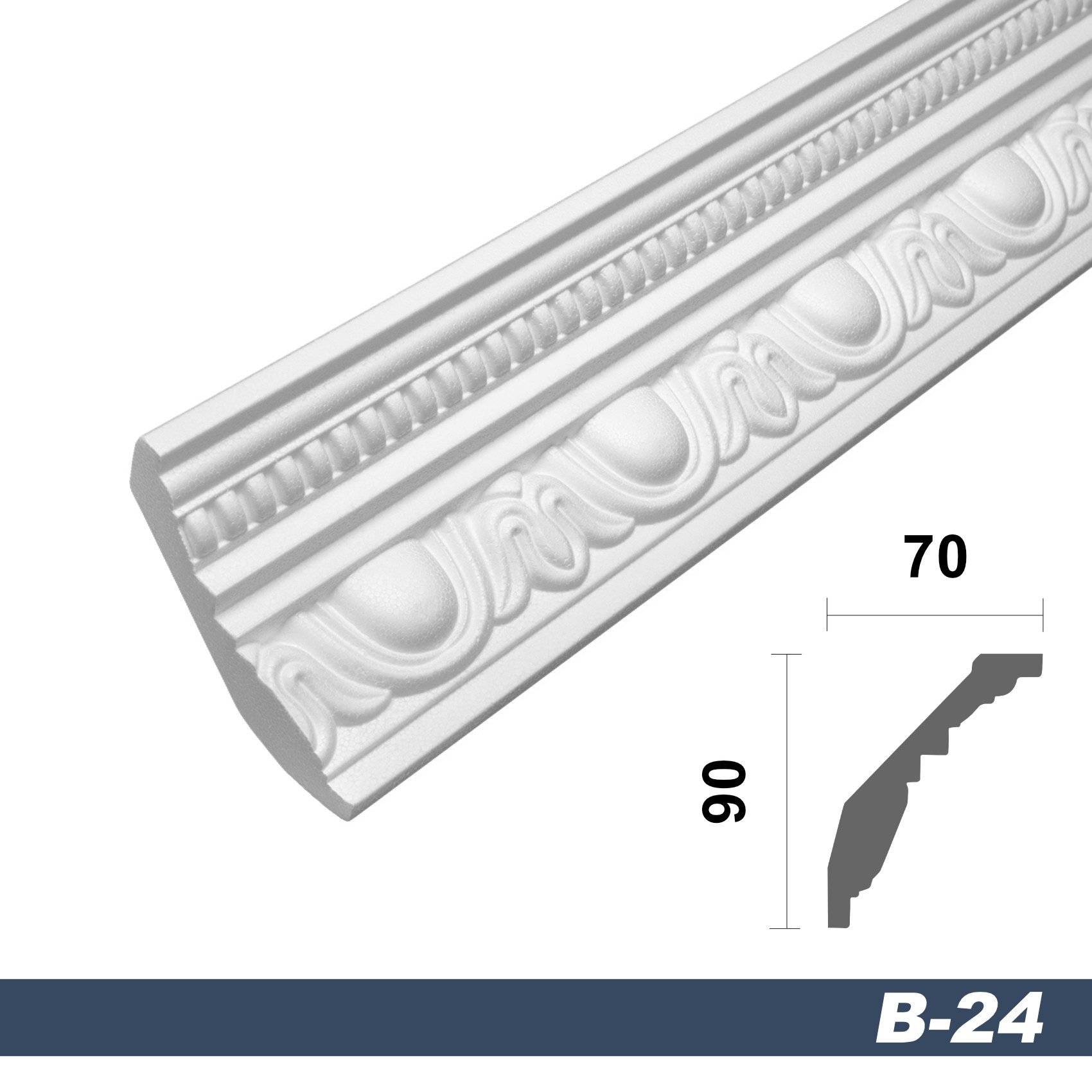 marbet design Stuckleiste B-24, 2 Meter, günstig online kaufen