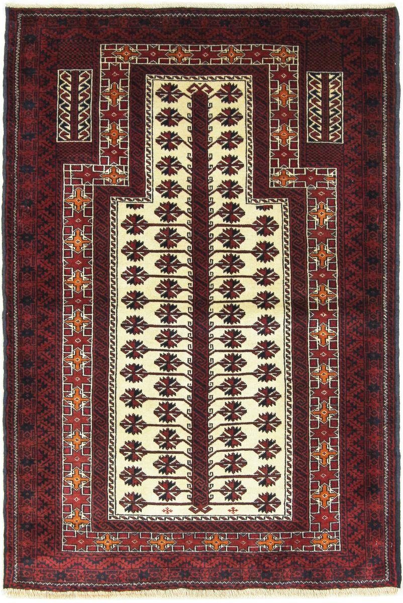 Orientteppich Belutsch 101x151 Handgeknüpfter Orientteppich / rechteckig, Perserteppich, Höhe: Nain Trading, 6 mm