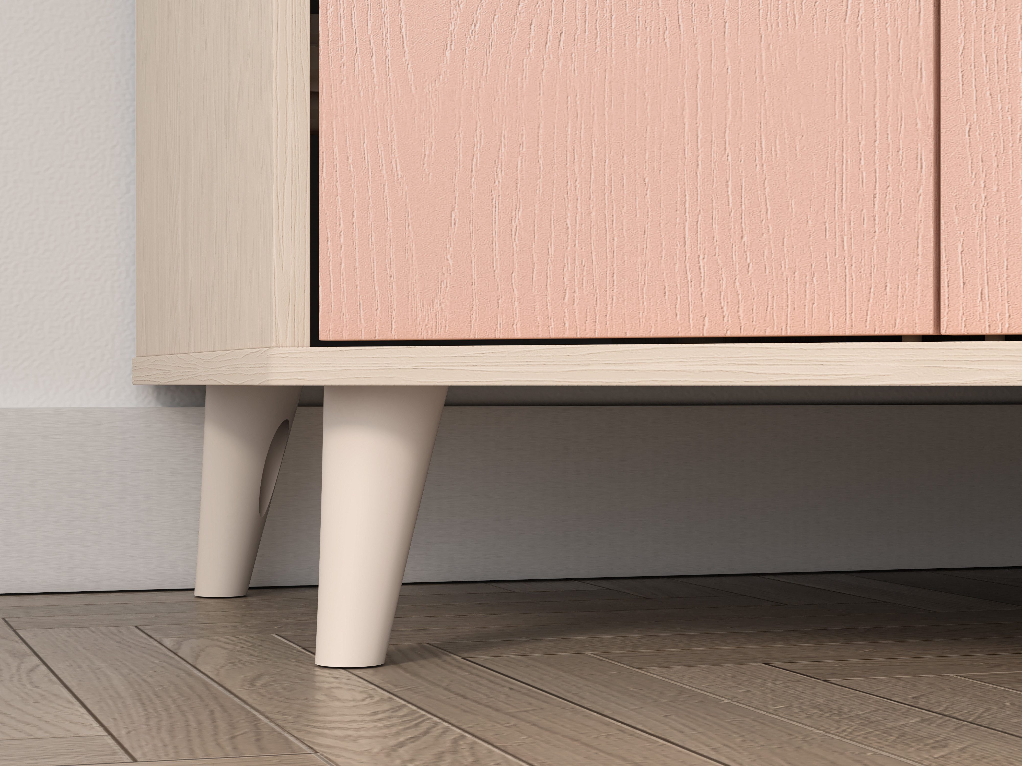 Marmex Möbel Eckkleiderschrank MEVEL 01 Kleiderschrank Ecklösung Raumwunder Soft-Close