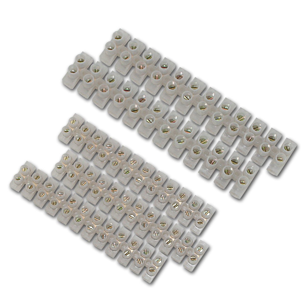 world-trading-net Lüsterklemme Lüsterklemmensatz 5-teilig, je 12-polig, teilbar