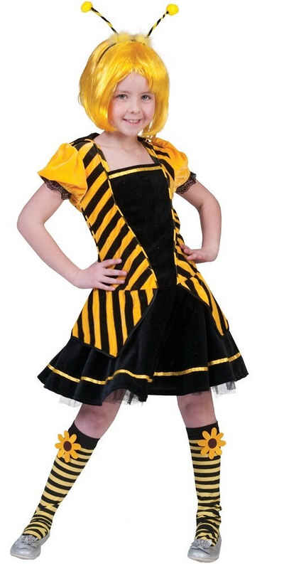 Funny Fashion Kostüm Bienen Kostüm "Susi" für Mädchen - Kinderkostüm Karneval Tierkostüm